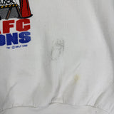 Vintage Buffalo Bills 1990 AFC Champs Cartoon Crewneck Sweatshirt Large