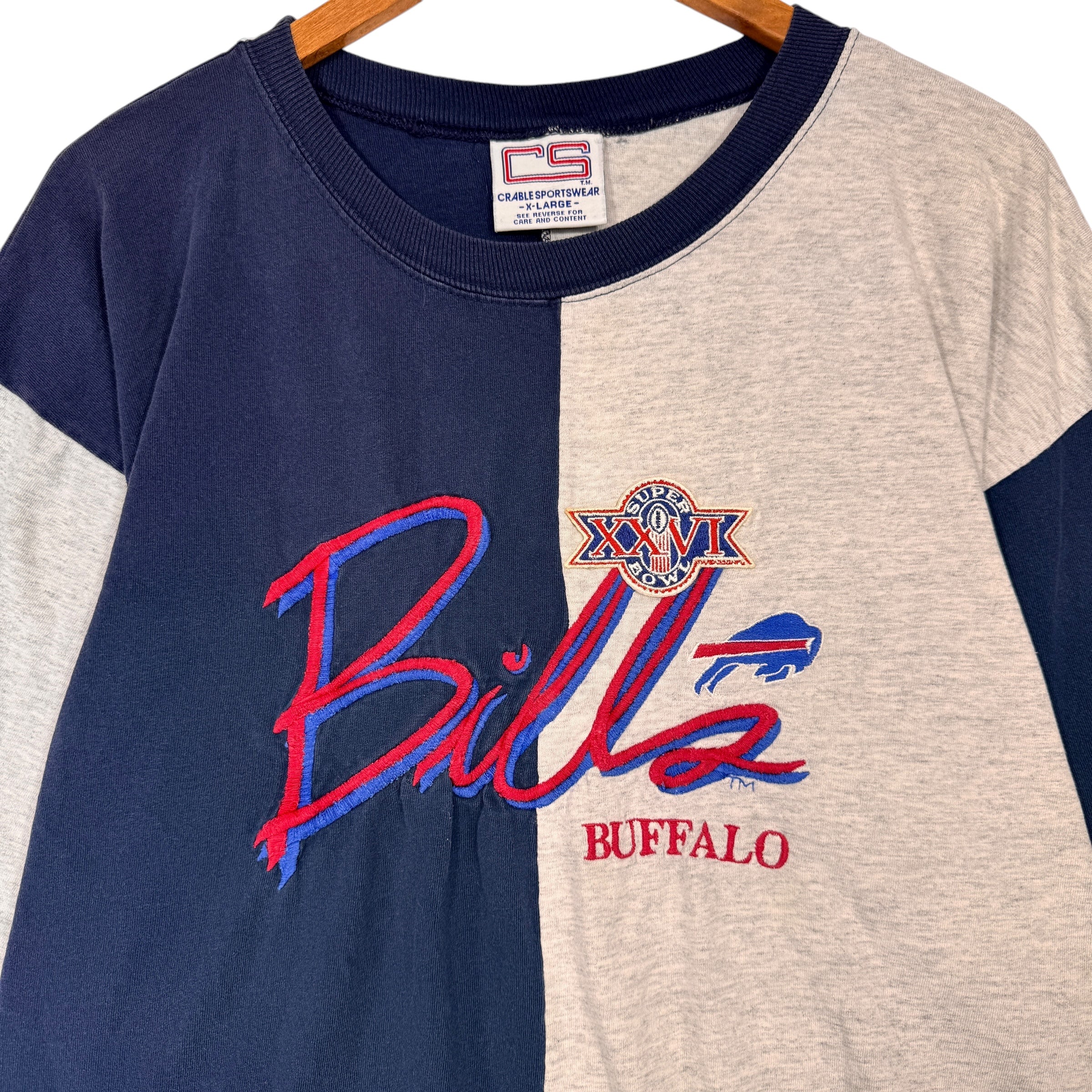 Vintage Buffalo Bills Color Block Shirt XL