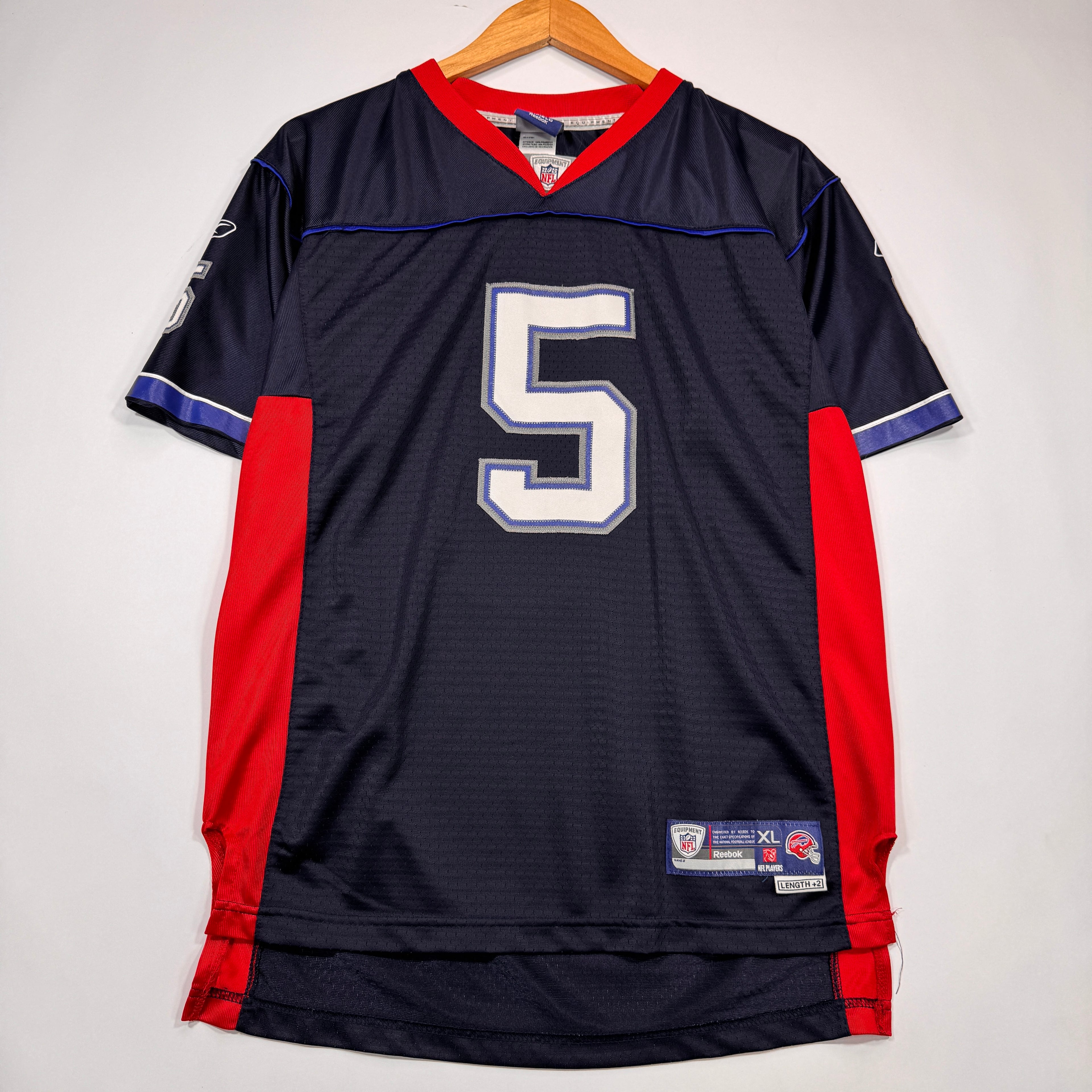 Vintage Buffalo Bills Edwards #5 Jersey Shirt XL