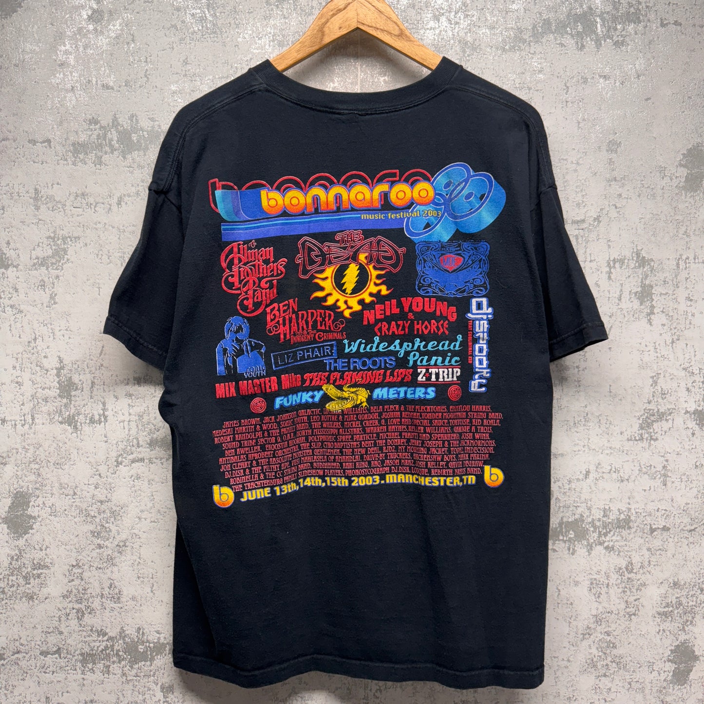Vintage 2003 Bonnaroo Festival Shirt Large