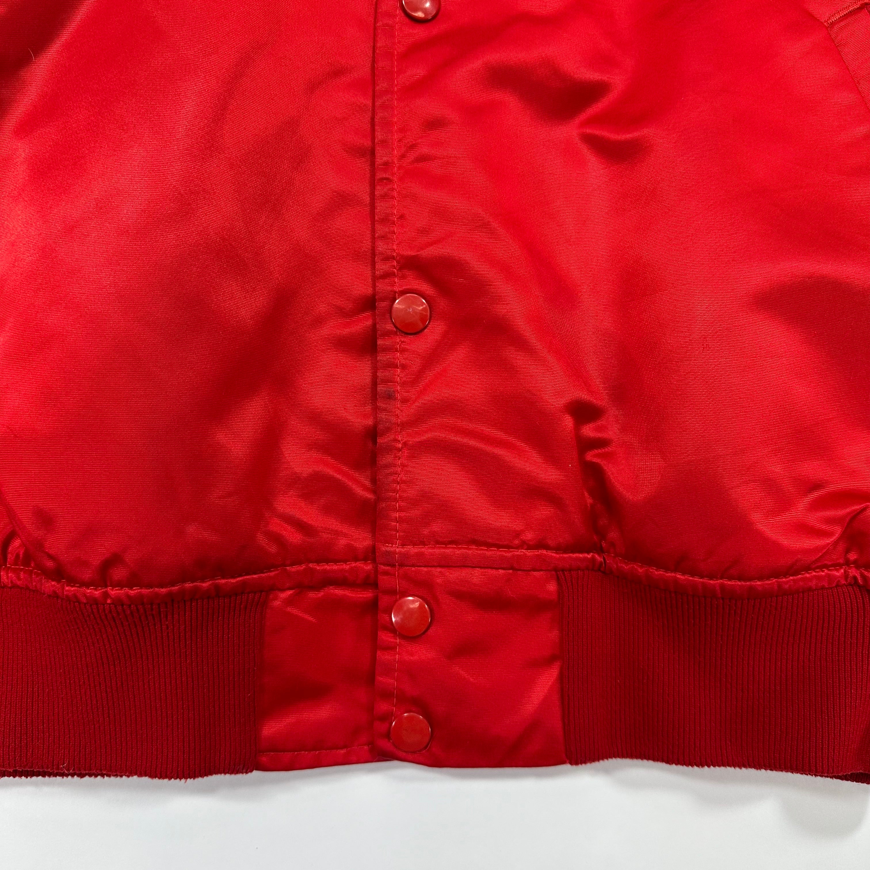 Vintage Buffalo Bills Starter Red Satin Jacket Large