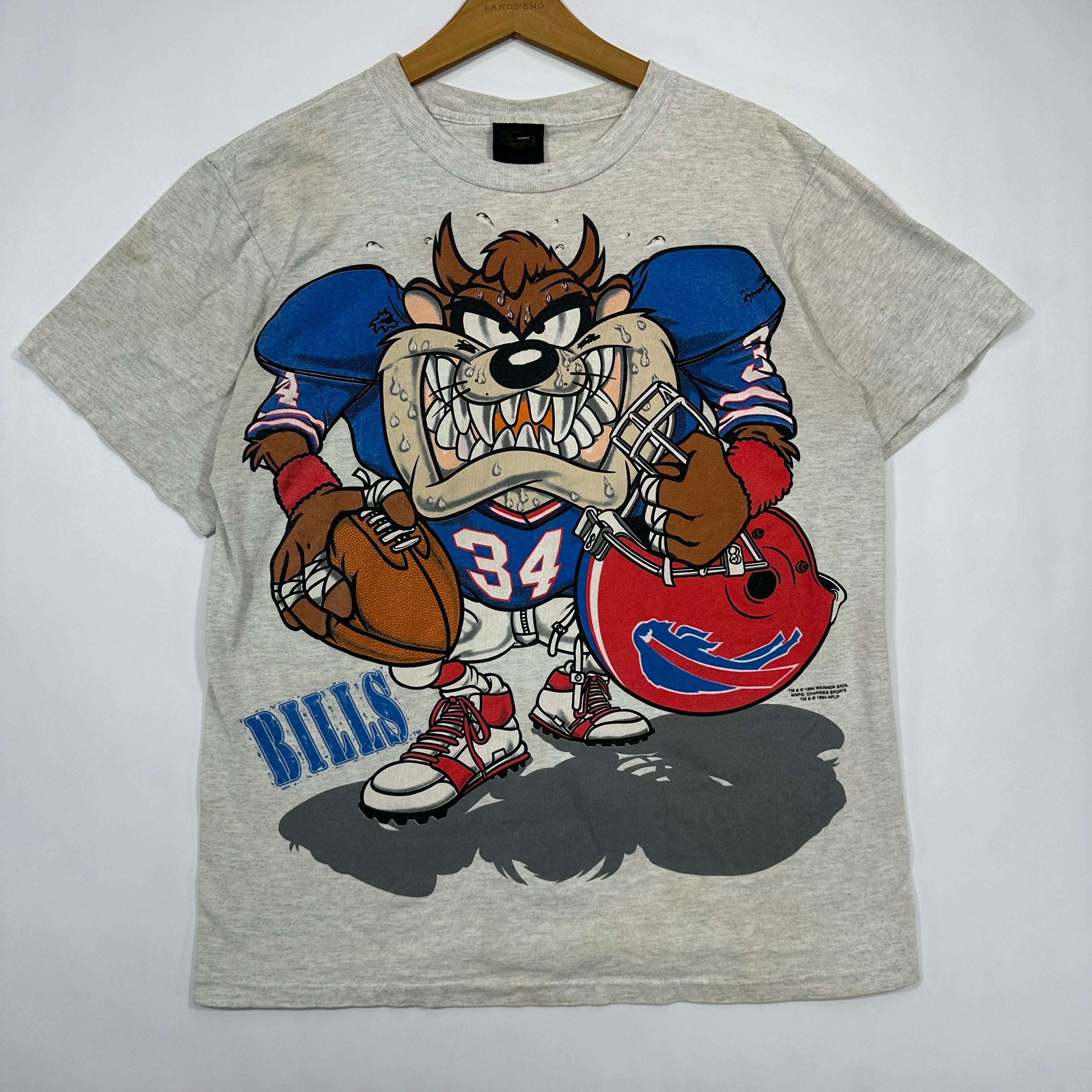 Vintage Buffalo Bills Looney Tunes Taz Shirt Large