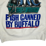 Vintage Buffalo Bills Anti Dolphins Crewneck Sweatshirt Large