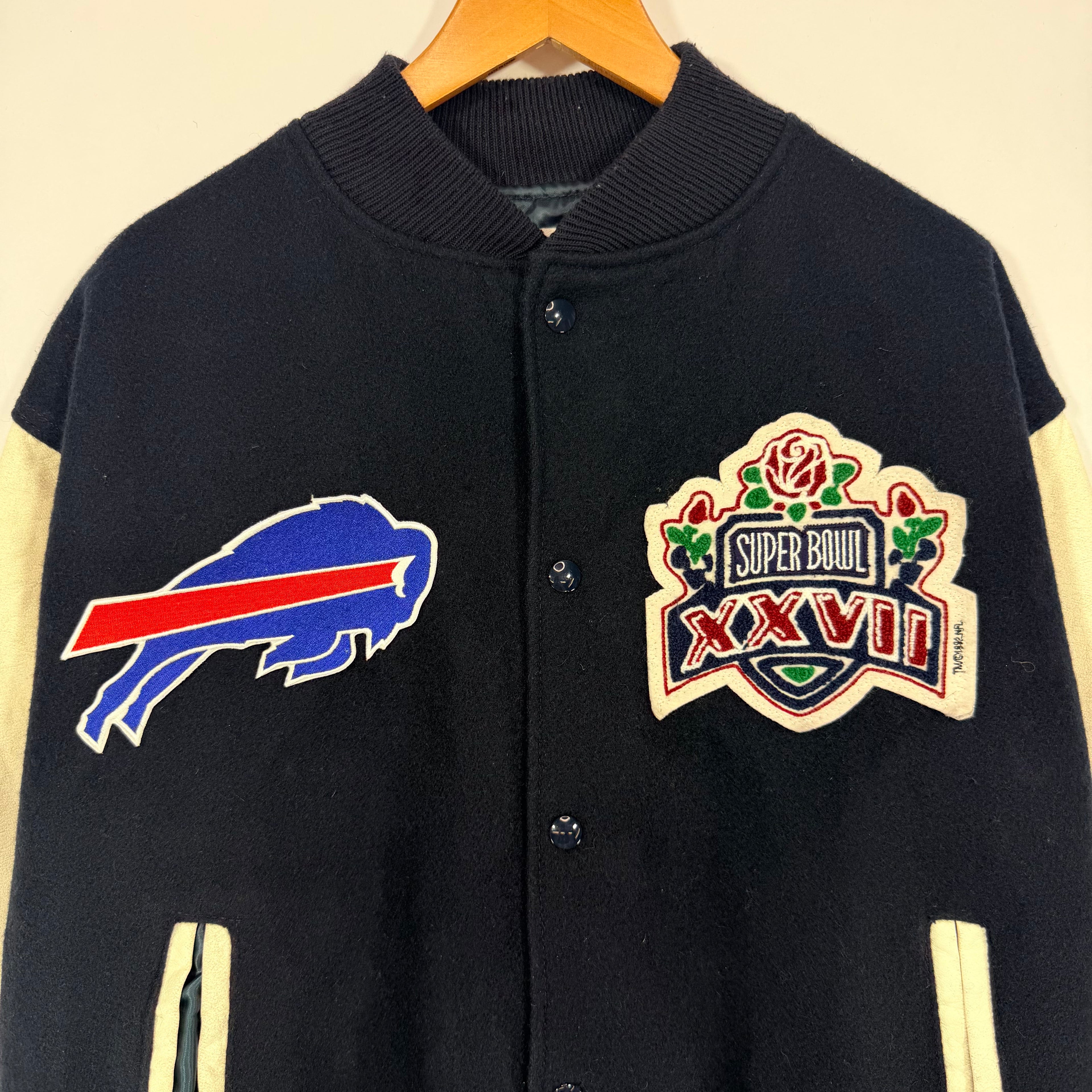 Vintage Buffalo Bills Chalk Line Varsity Jacket XL