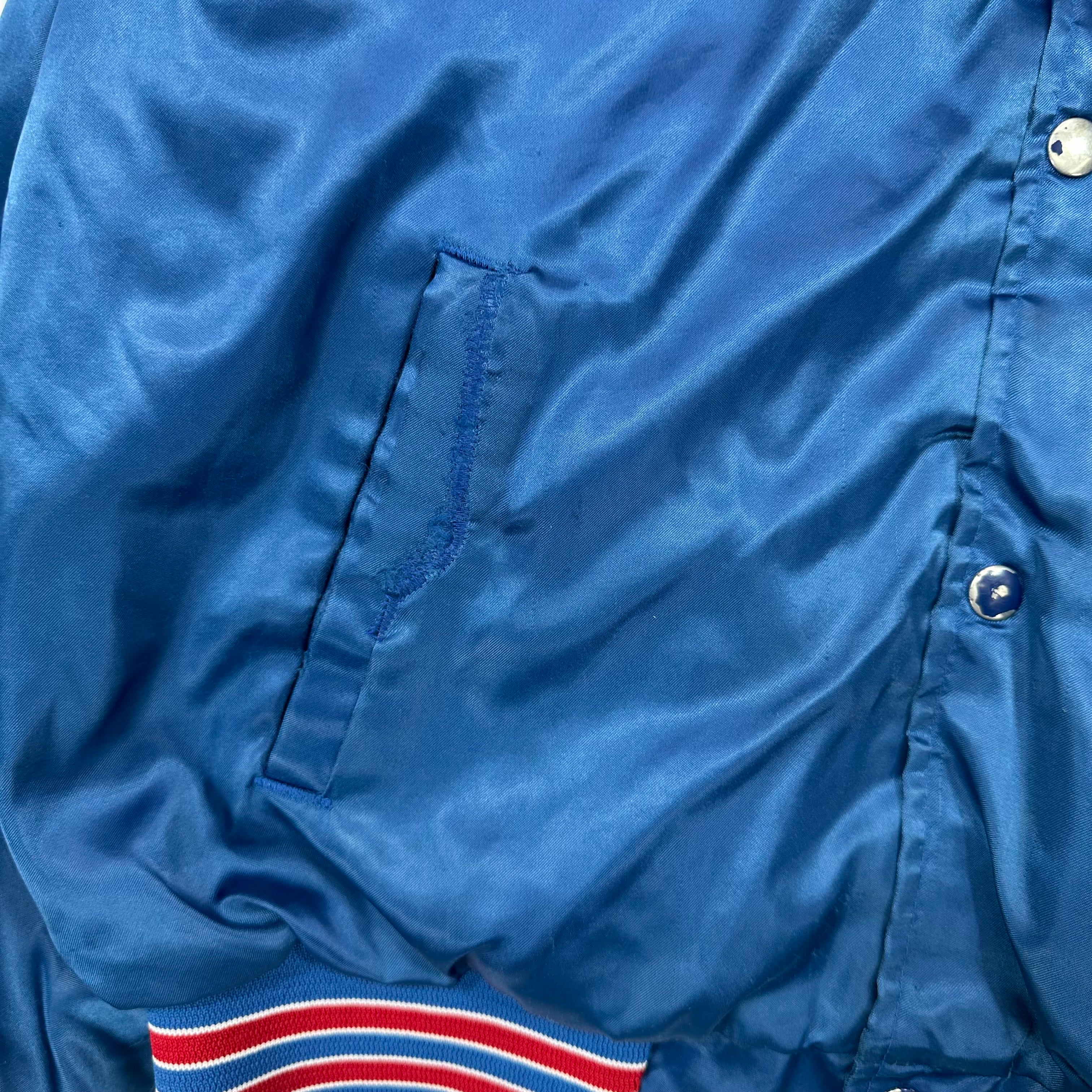 Vintage Buffalo Bills Backscript Satin Jacket Large