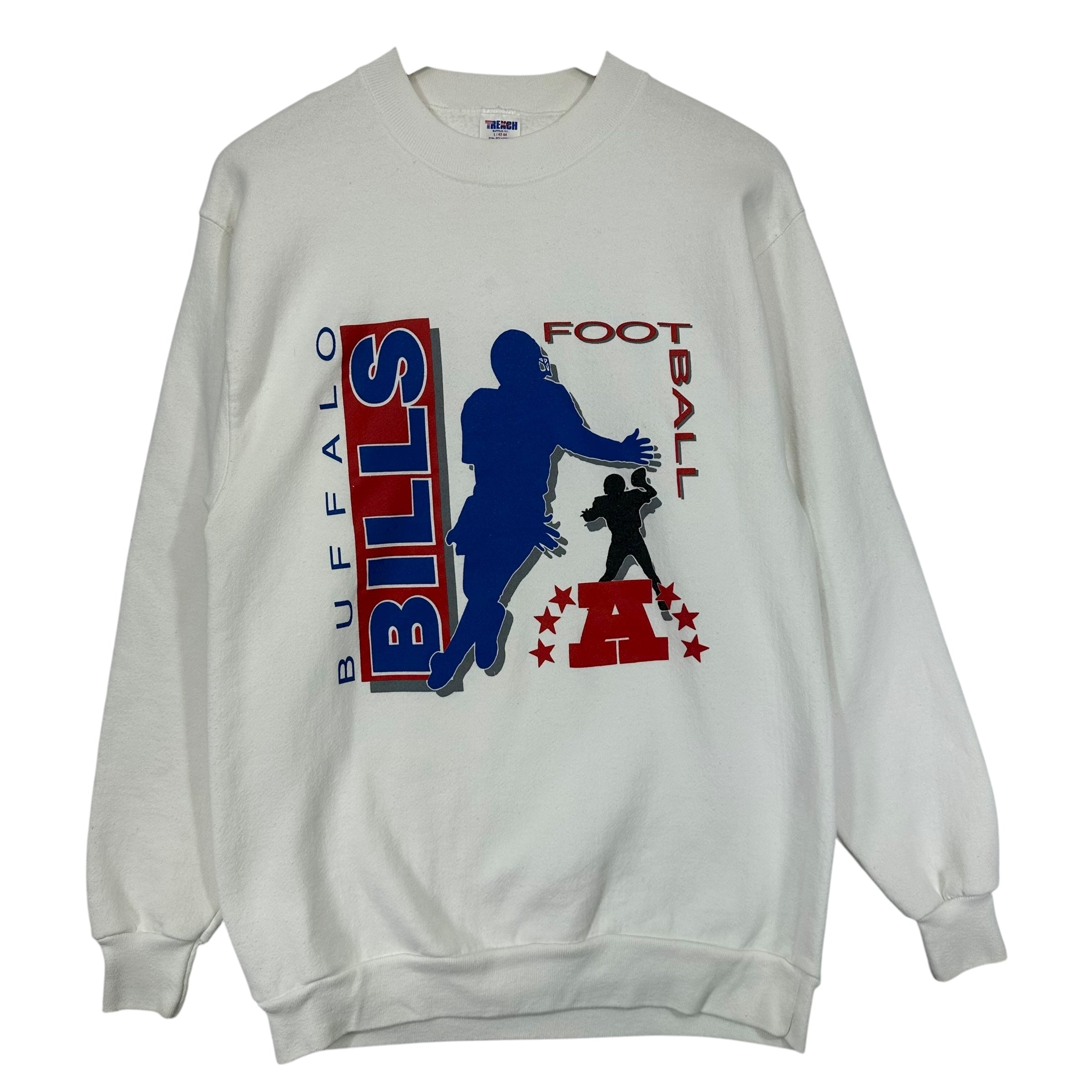 Vintage Buffalo Bills Crewneck Sweatshirt Large
