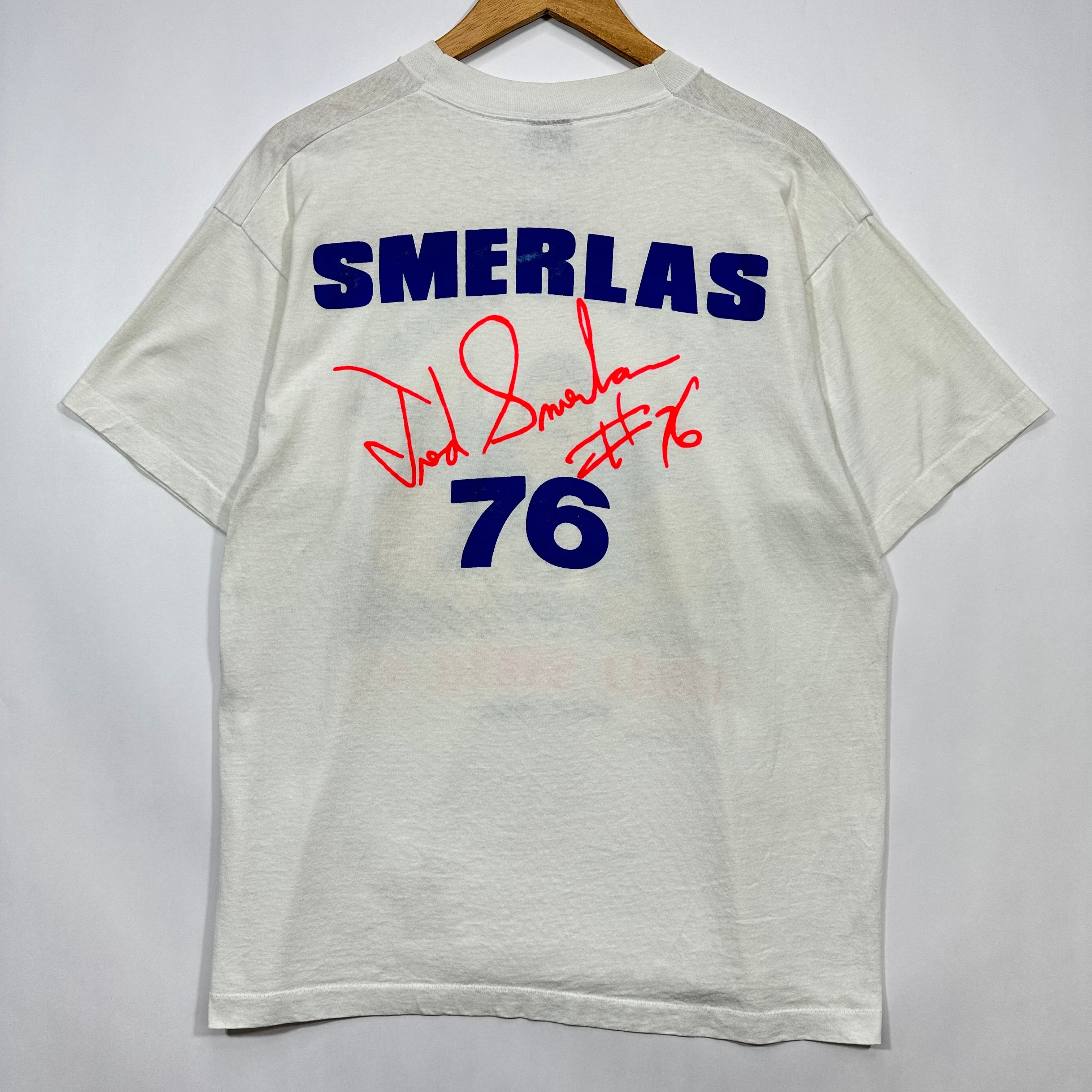 Vintage Buffalo Bills Freddy Smerlas Ironman Cartoon Shirt Large