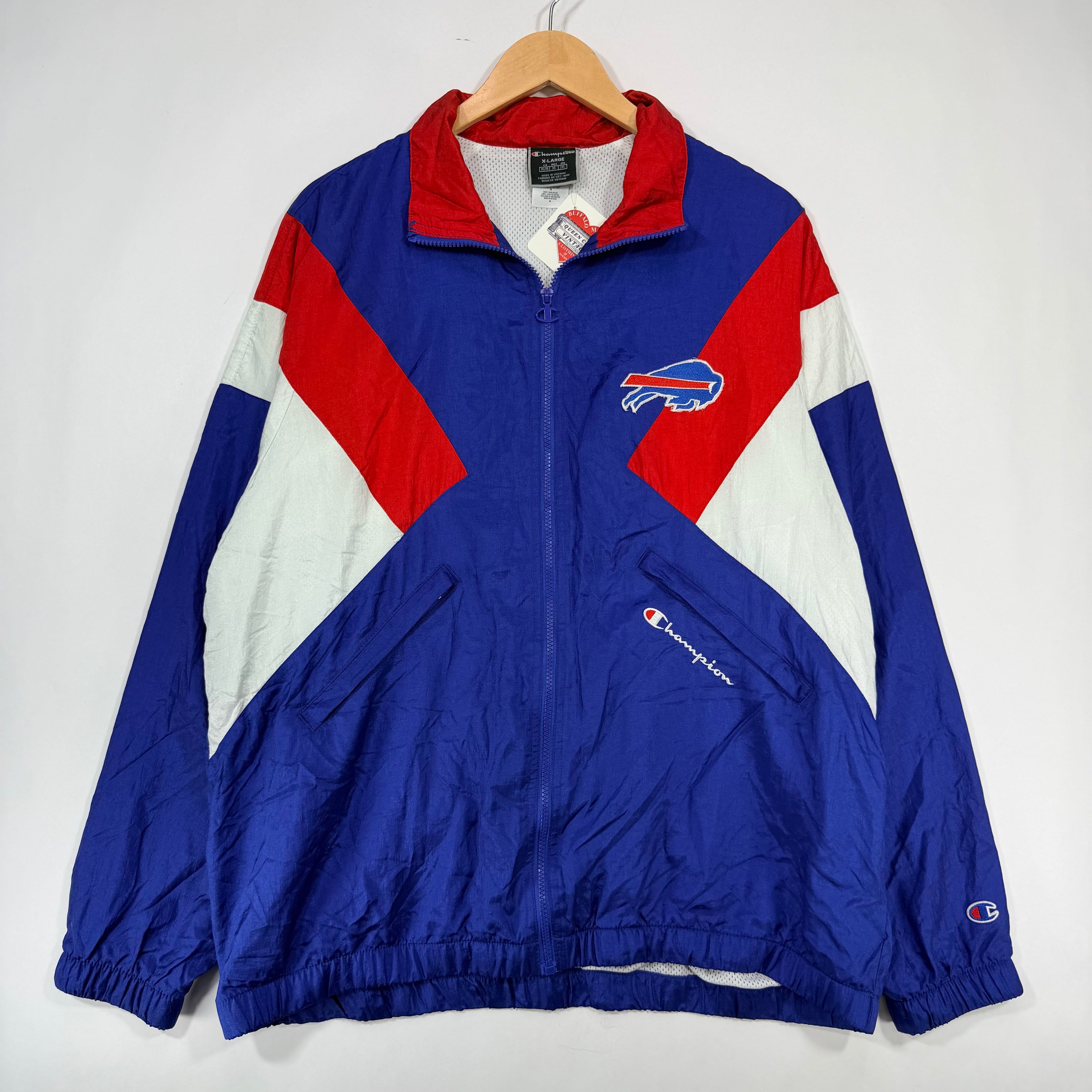 Vintage Buffalo Bills Champion Windbreaker Jacket XL