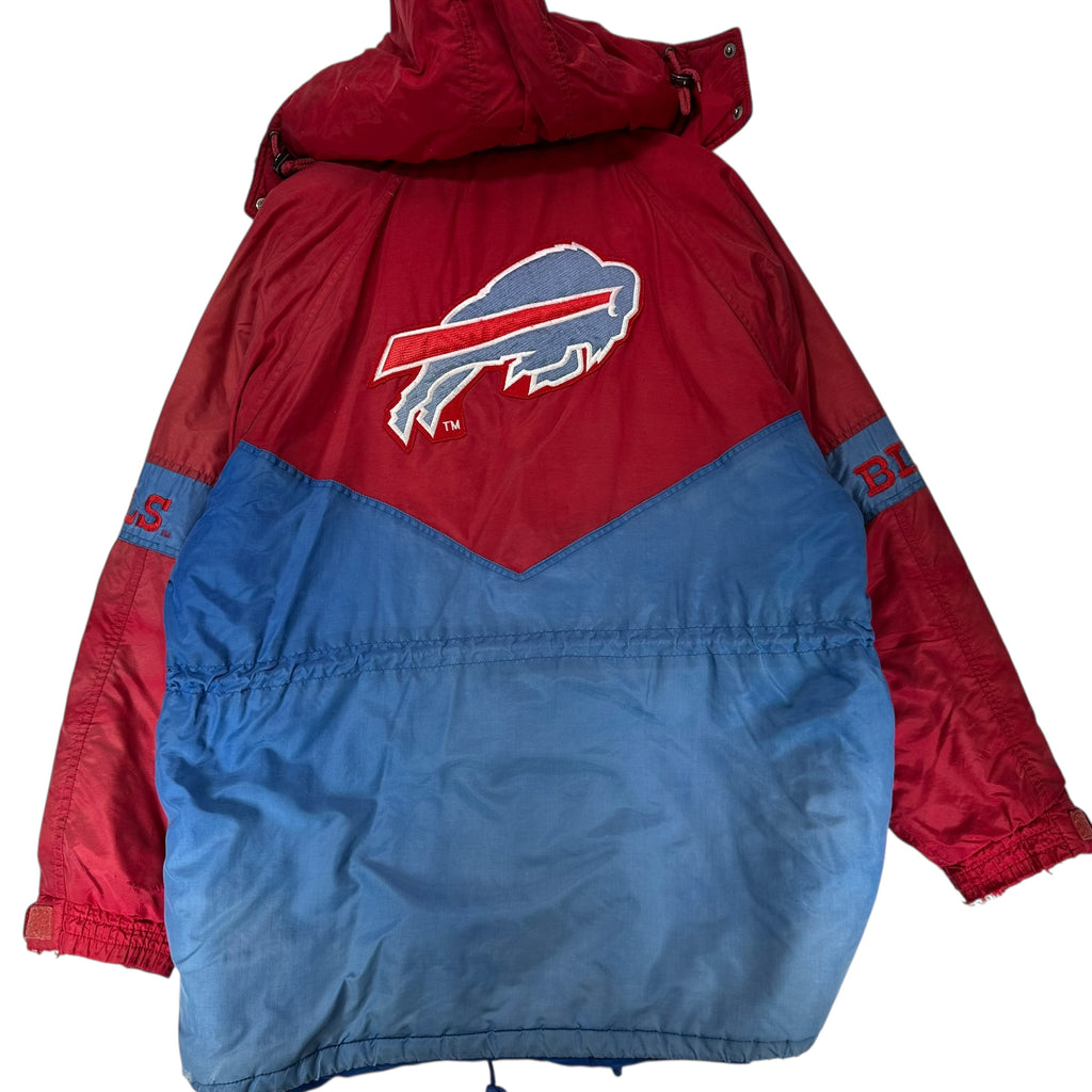 Vintage Buffalo Bills Puffer Parka Jacket XL