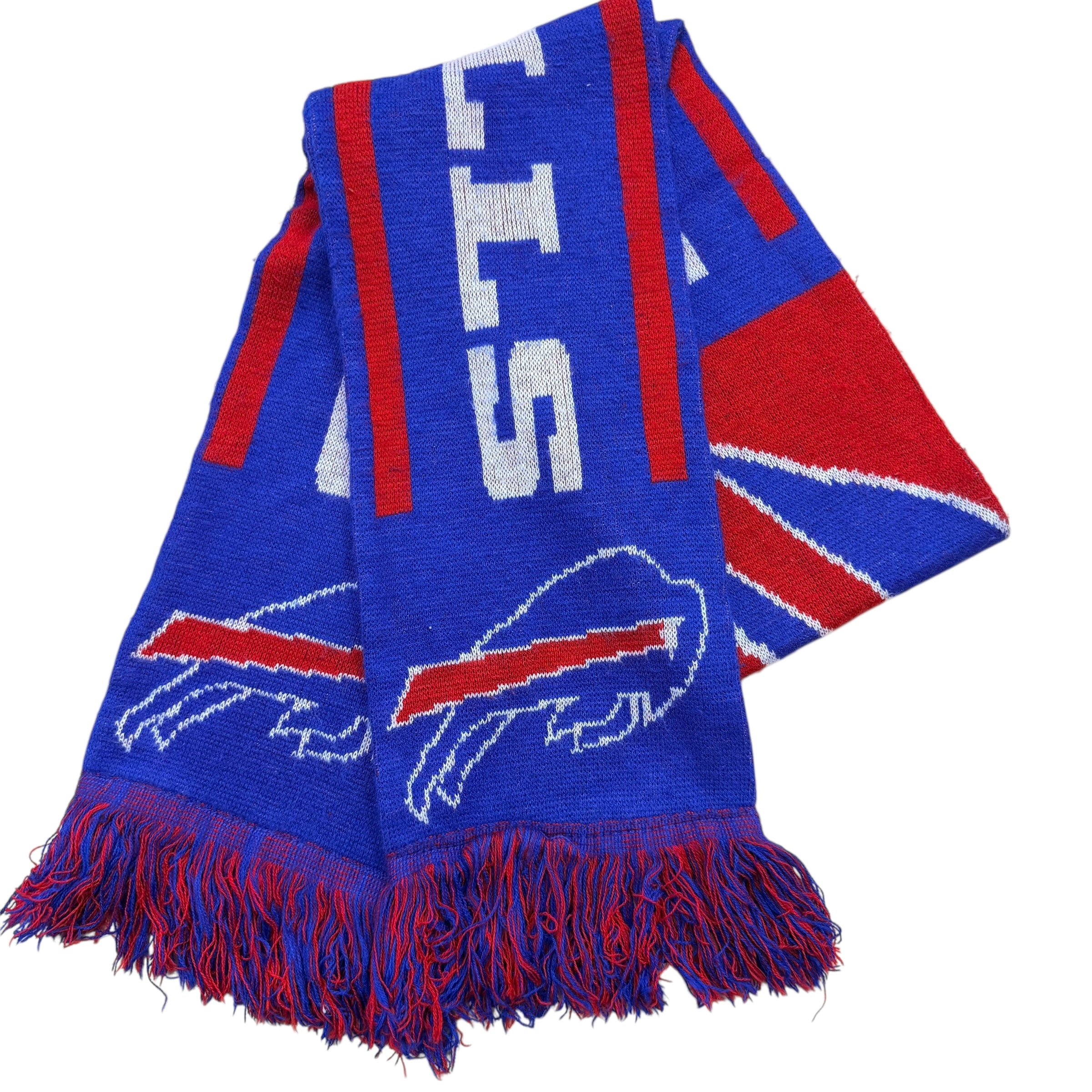 Vintage Buffalo Bills Winter Scarf