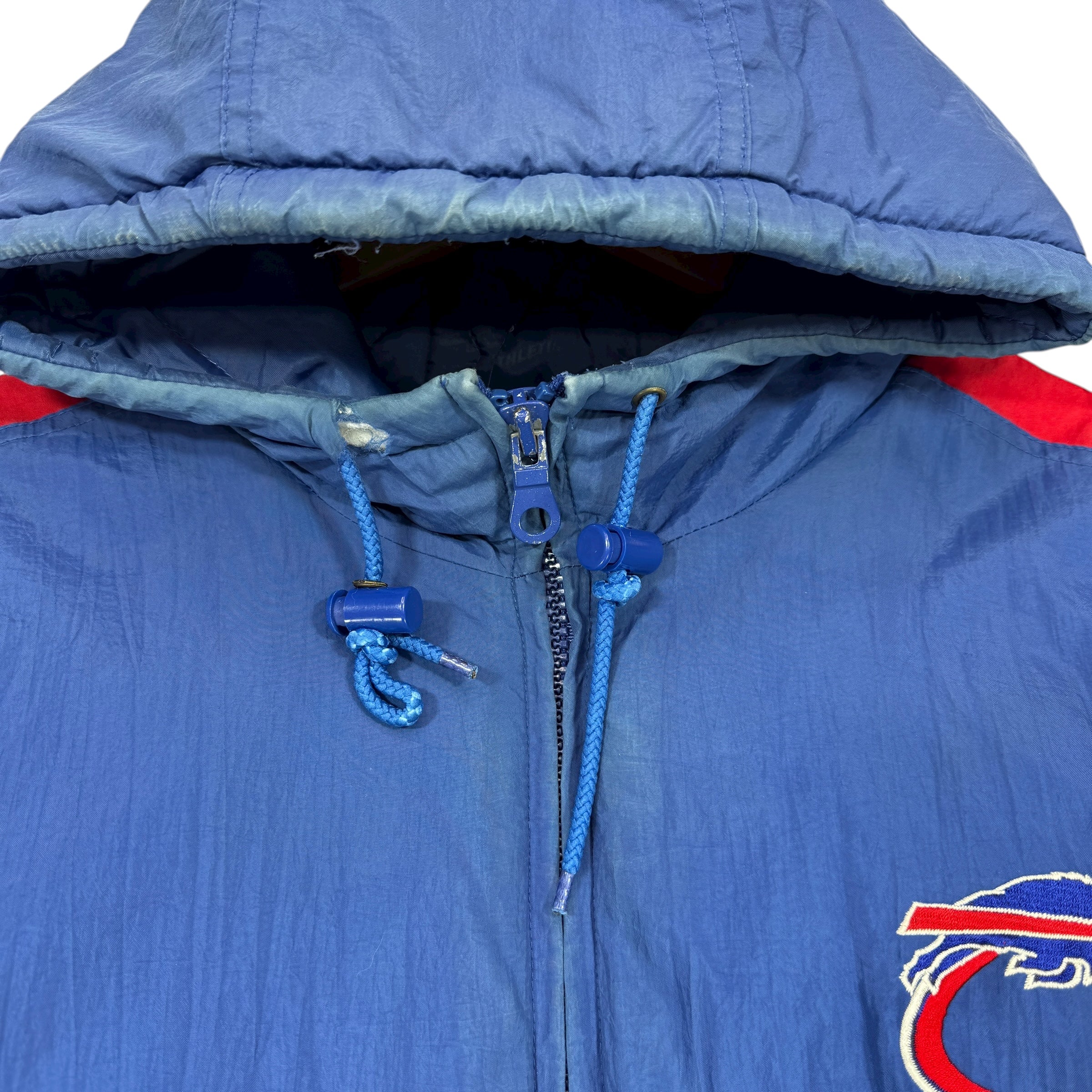 Vintage Buffalo Bills Logo Athletic Puffer Jacket XXL