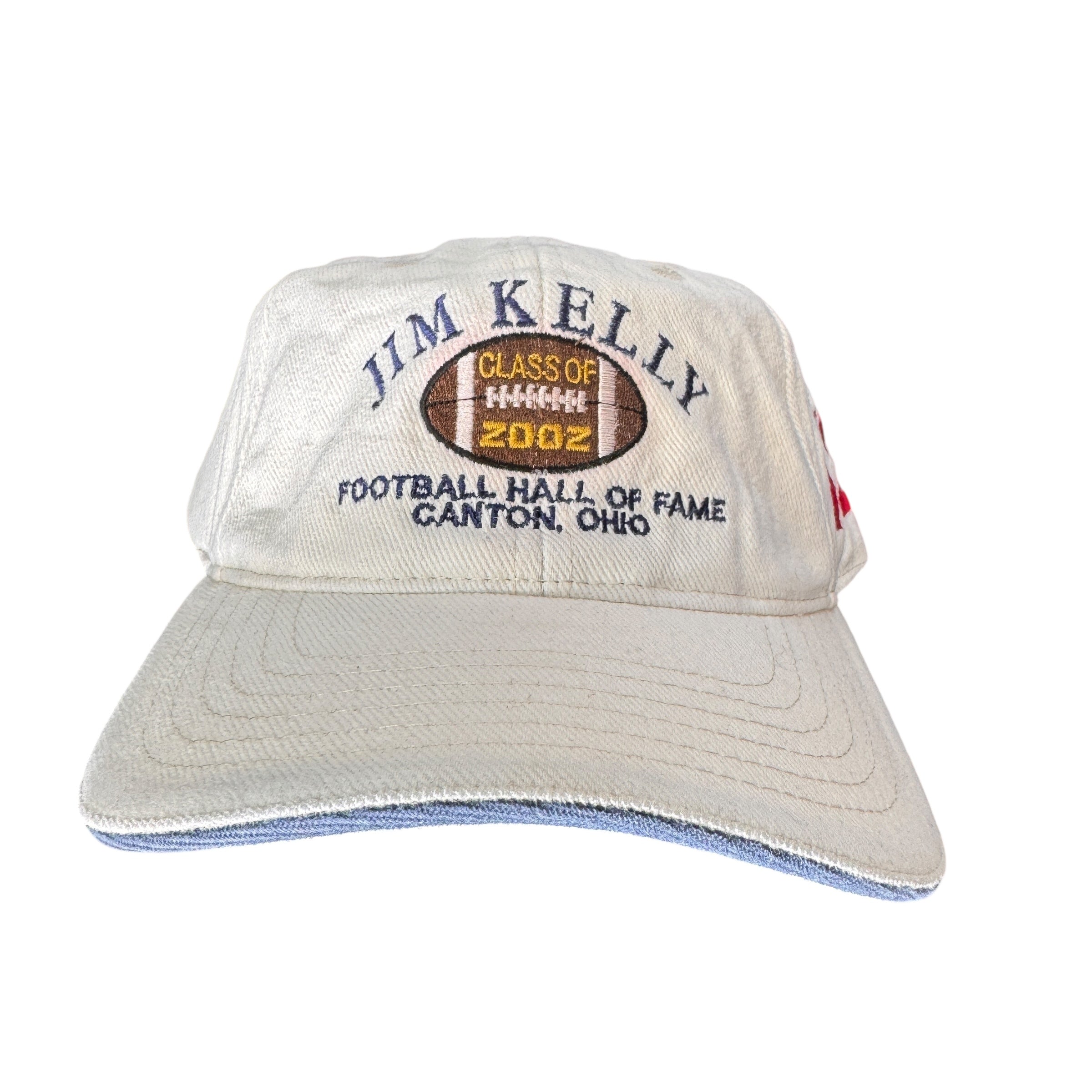 Vintage Buffalo Bills 2002 Jim Kelly Football Hall of Fame Dad Hat