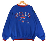 Vintage Buffalo Bills Embroidered Crewneck Sweatshirt XL