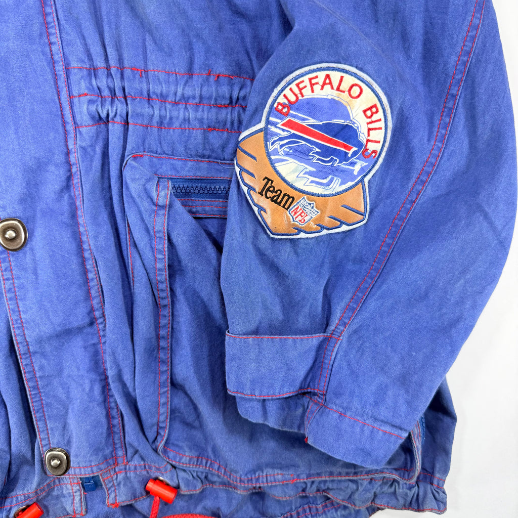 Vintage Buffalo Bills Light Weight Parka Jacket Large