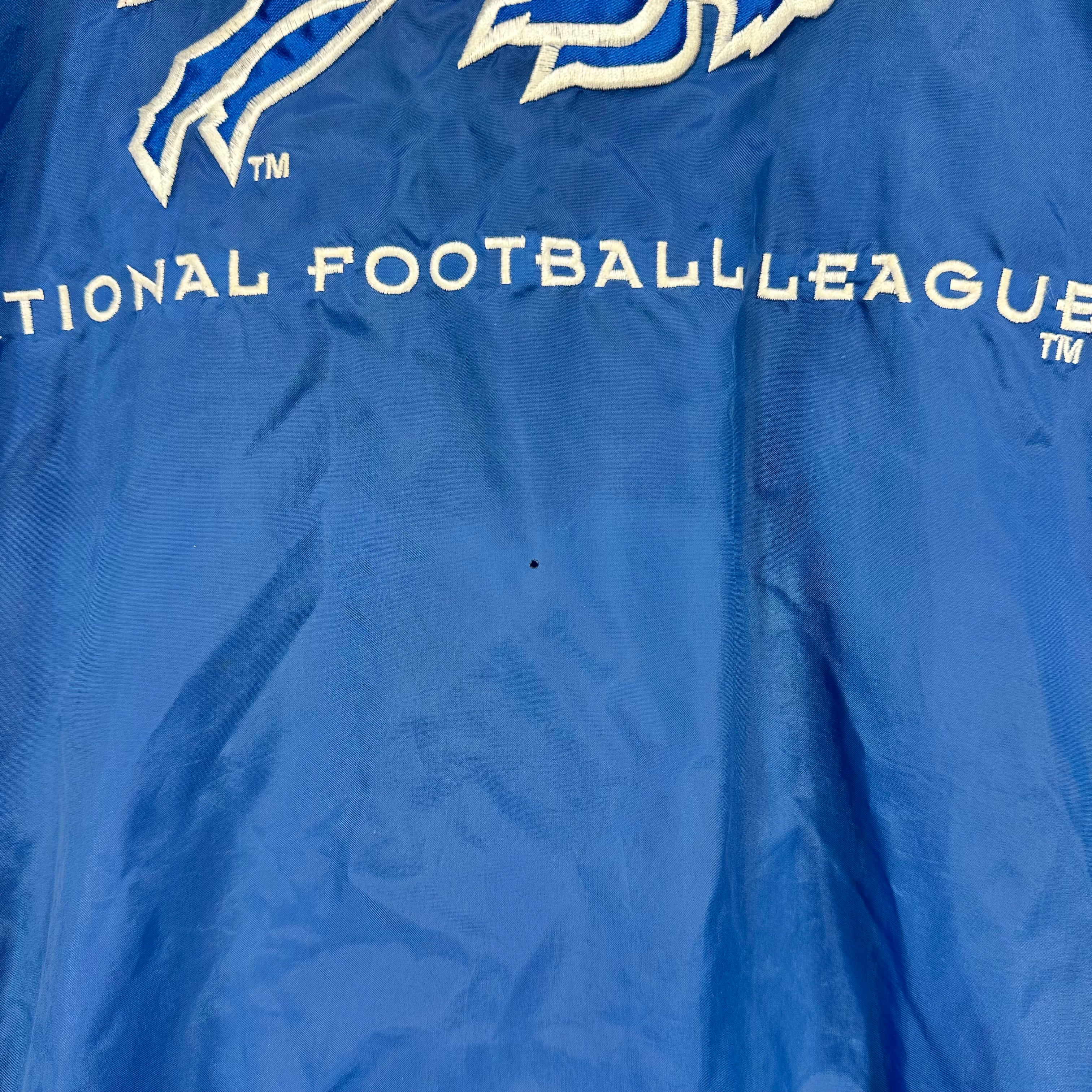 Vintage Buffalo Bills Pullover Windbreaker Jacket Large