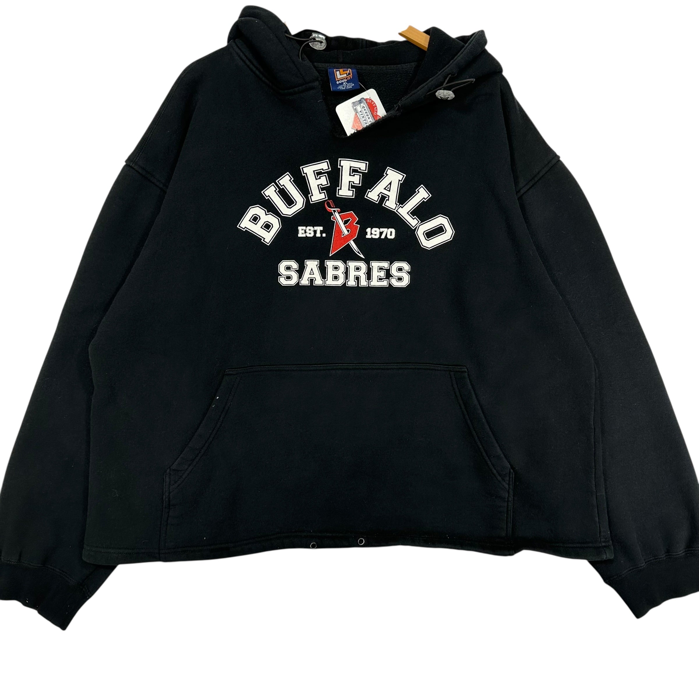Vintage Buffalo Sabres Hoodie Sweatshirt XL