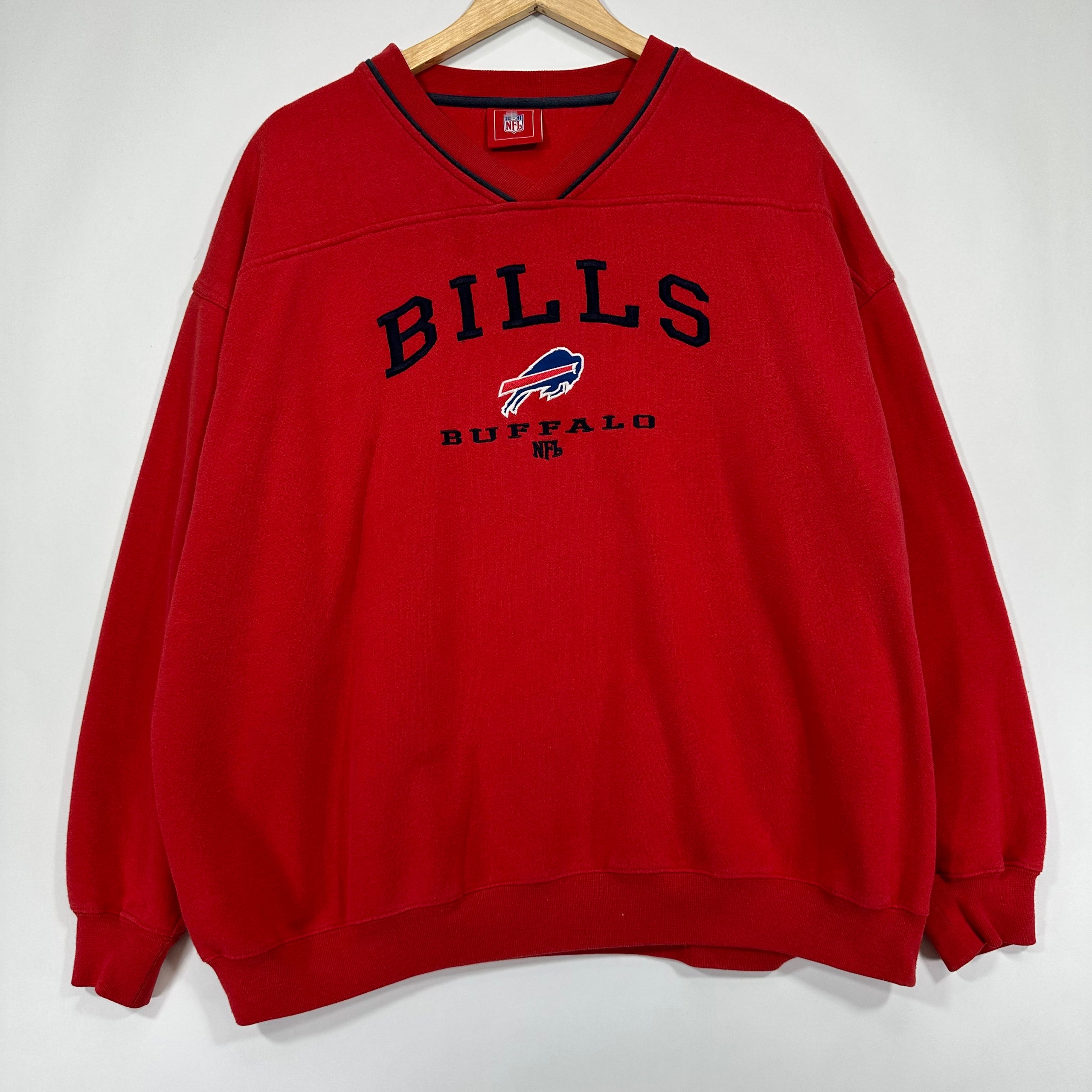 Vintage Buffalo Bills Embroidered Crewneck Sweatshirt XXL