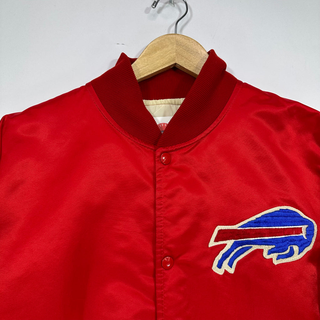 Vintage Buffalo Bills Red Starter Satin Jacket XL
