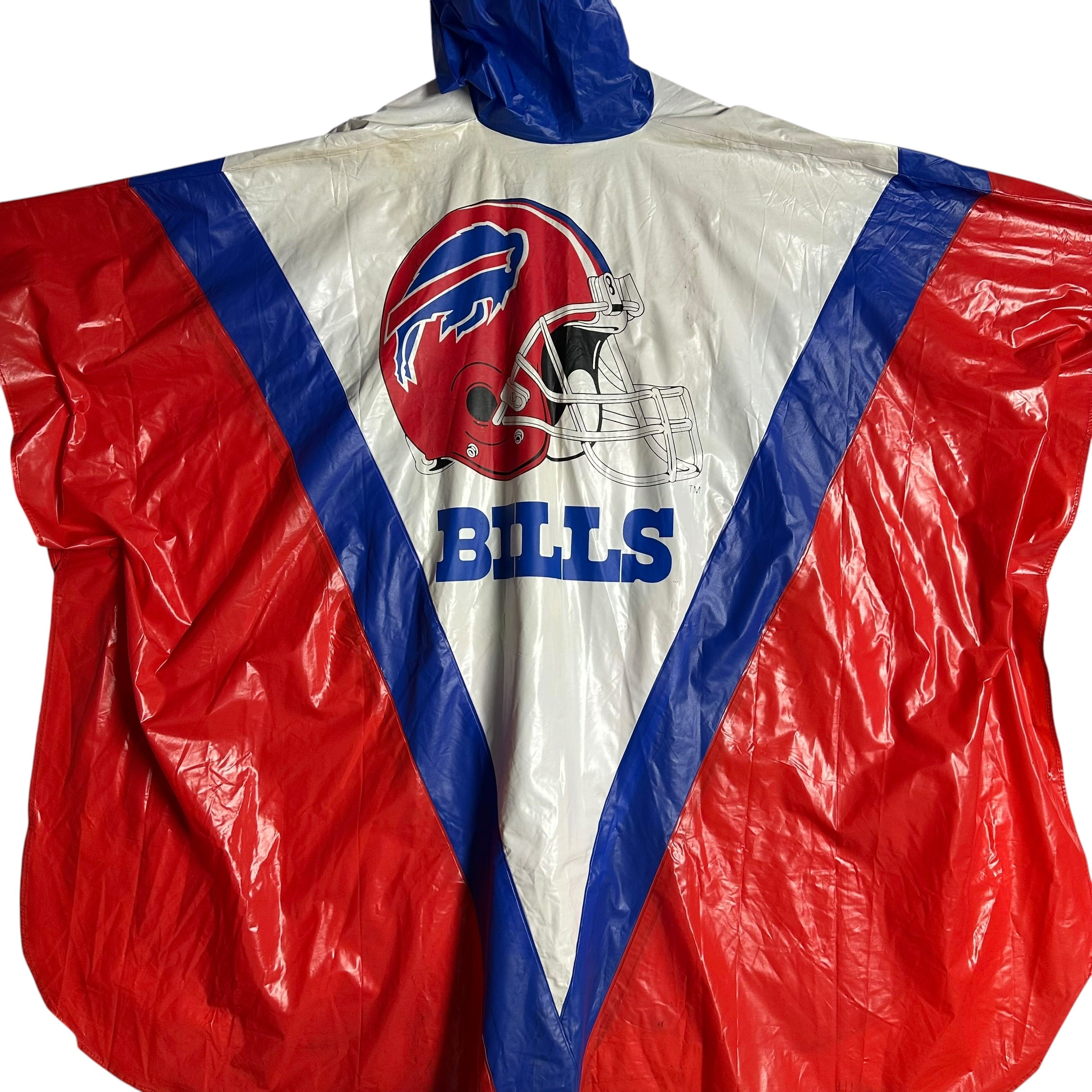 Vintage Buffalo Bills Rain Poncho Jacket XL