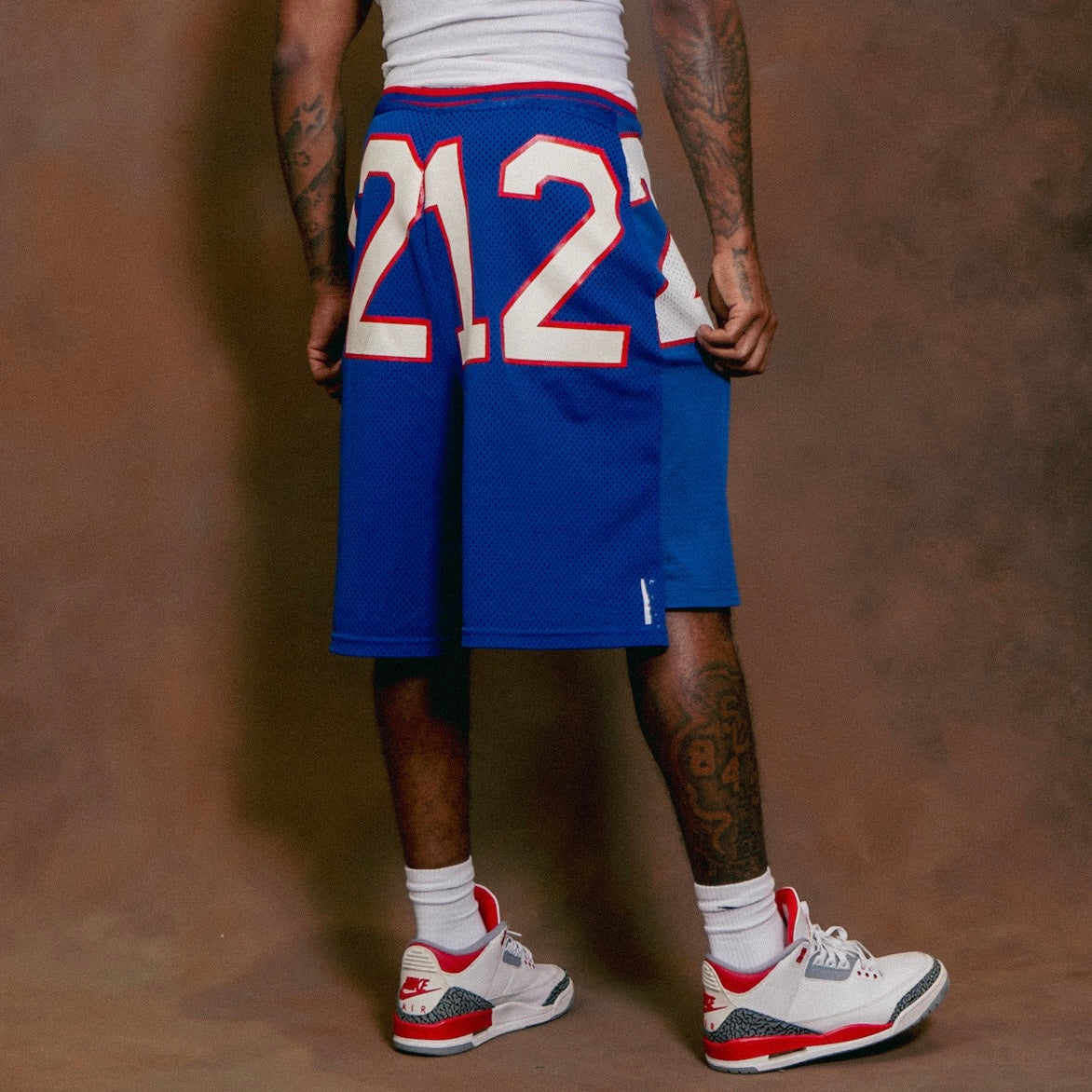 Vintage Buffalo Bills Upcycled Custom Jersey Shorts