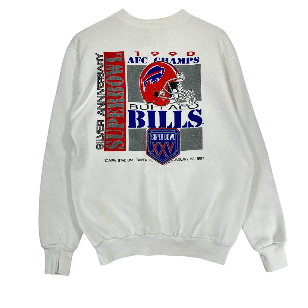 Vintage Buffalo Bills 1990 AFC CHAMPS Crewneck Sweatshirt Large
