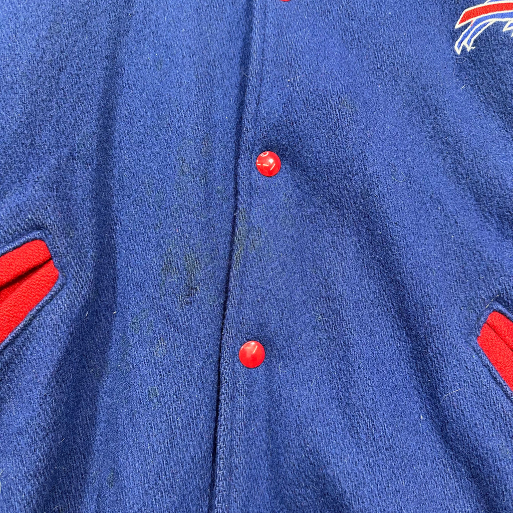 Vintage Buffalo Bills Wool Varsity Bomber Jacket XL