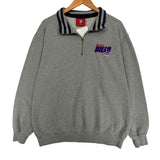 Vintage Buffalo Bills 1/4 Zip Rugby Sweatshirt Large