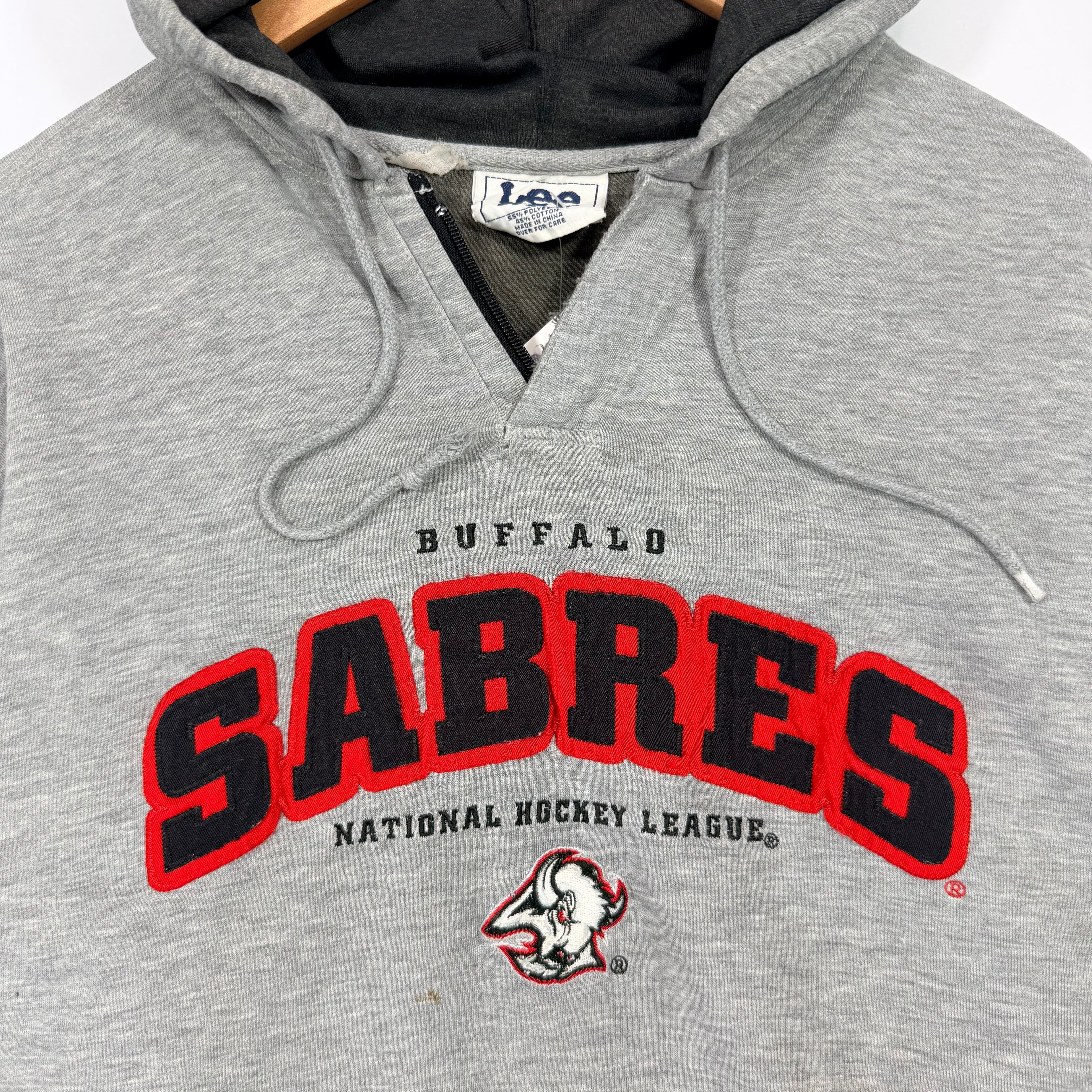 Vintage Buffalo Sabres Hoodie Sweatshirt XL