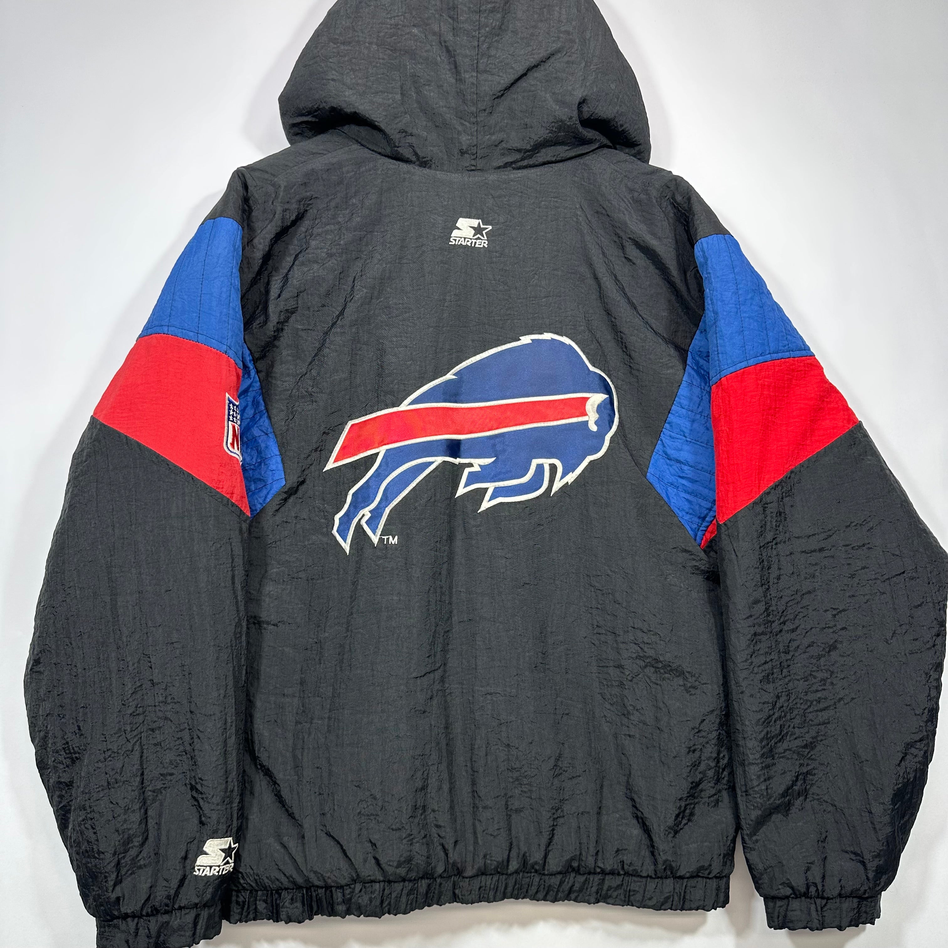 Vintage Buffalo Bills Starter Pullover Puffer Jacket Medium