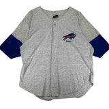Vintage Buffalo Bills Baseball Jersey Shirt Large