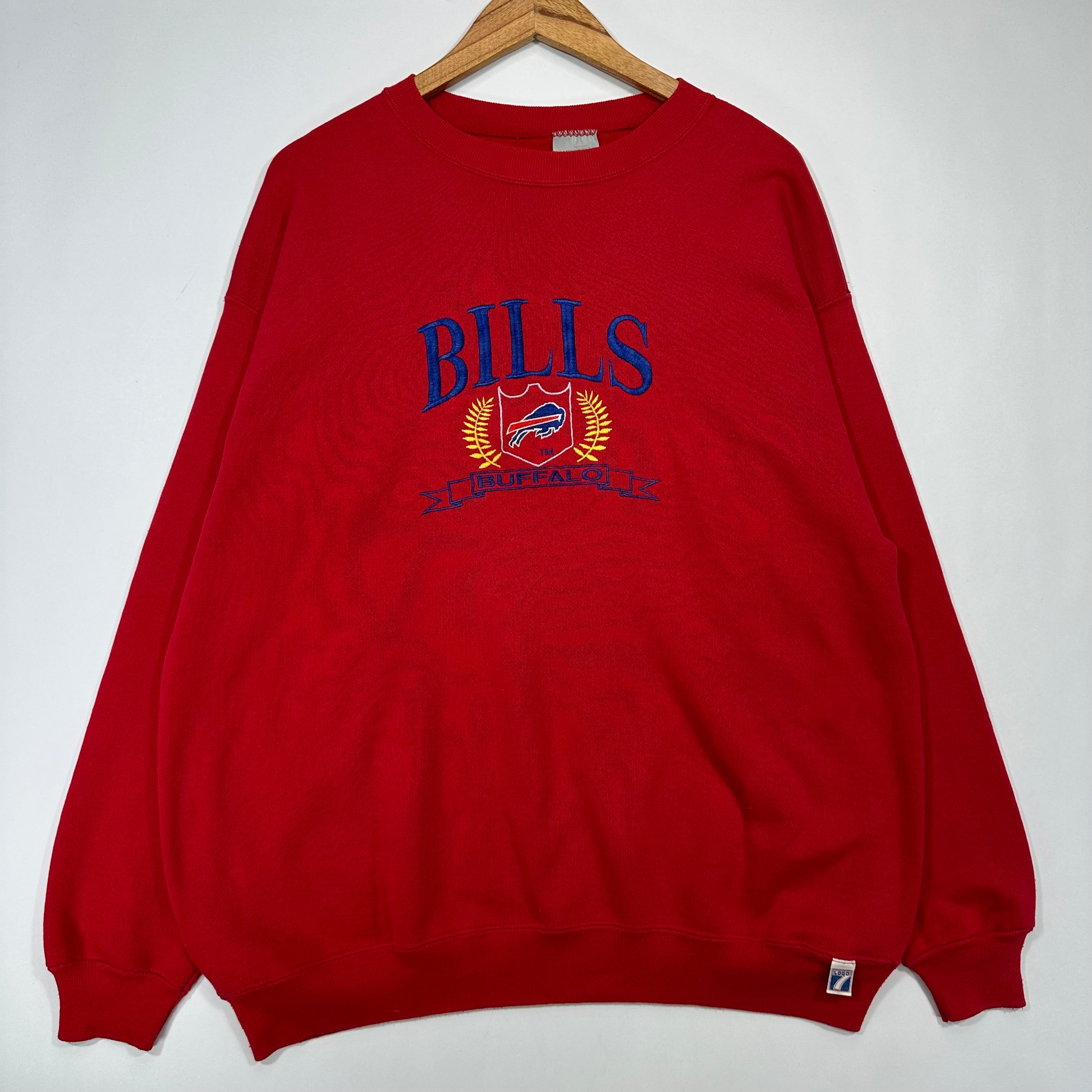 Vintage Buffalo Bills Embroidered Crewneck Sweatshirt XL