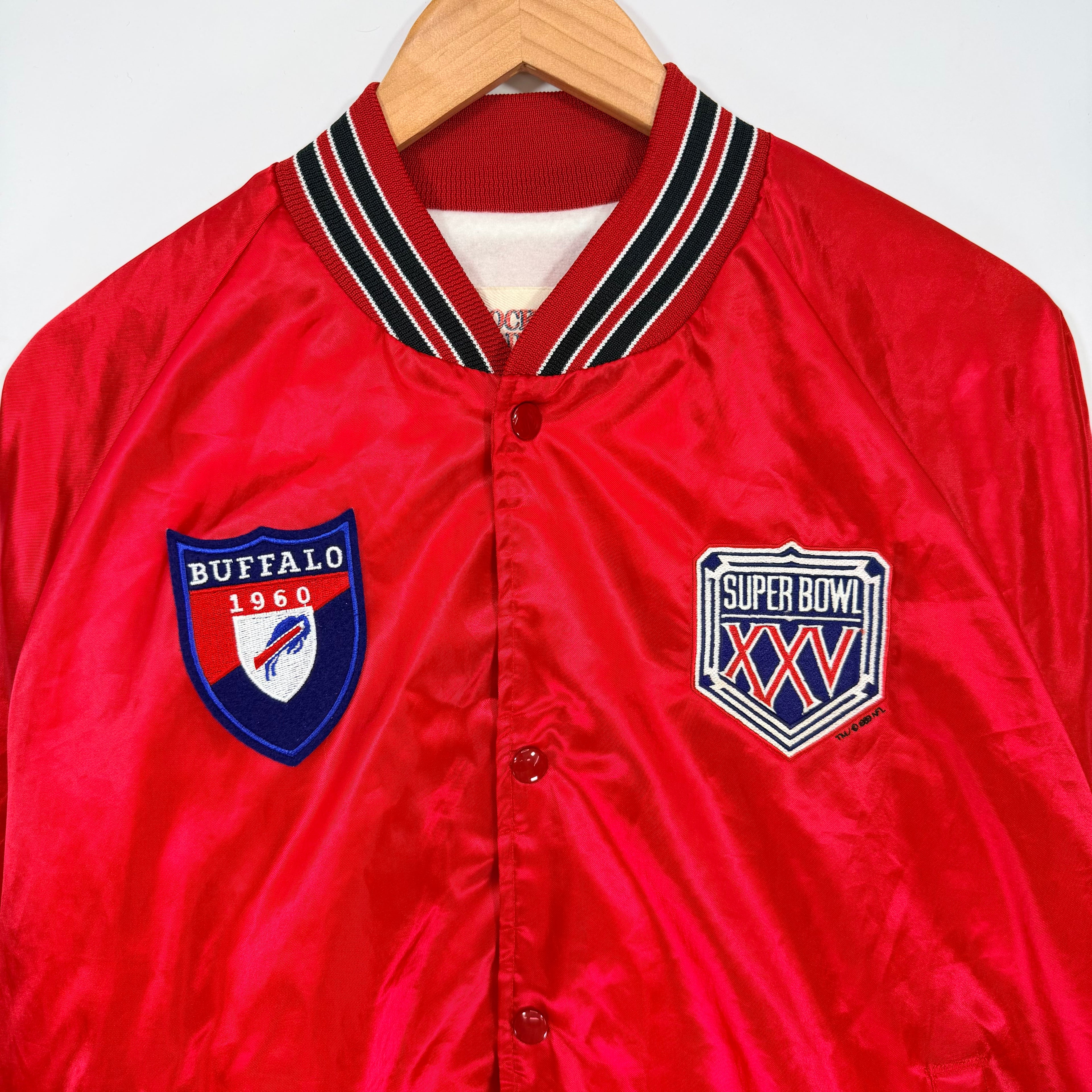 Vintage Buffalo Bills Satin Jacket Lage