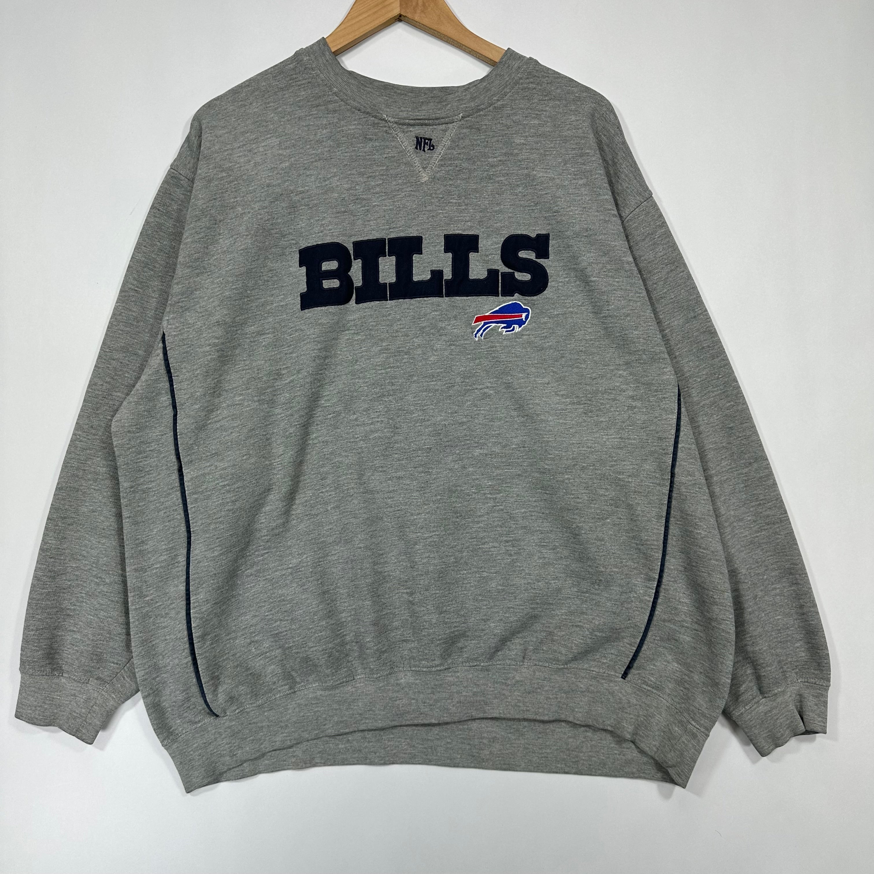 Vintage Buffalo Bills Embroidered Crewneck Sweatshirt XL