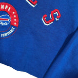 Vintage Buffalo Bills Cropped Crewneck Sweatshirt Medium