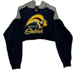 Vintage Buffalo Sabres Cropped Hoodie Sweatshirt Large