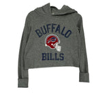 Vintage Buffalo Bills Cropped Hoodie Sweatshirt Women’s Small