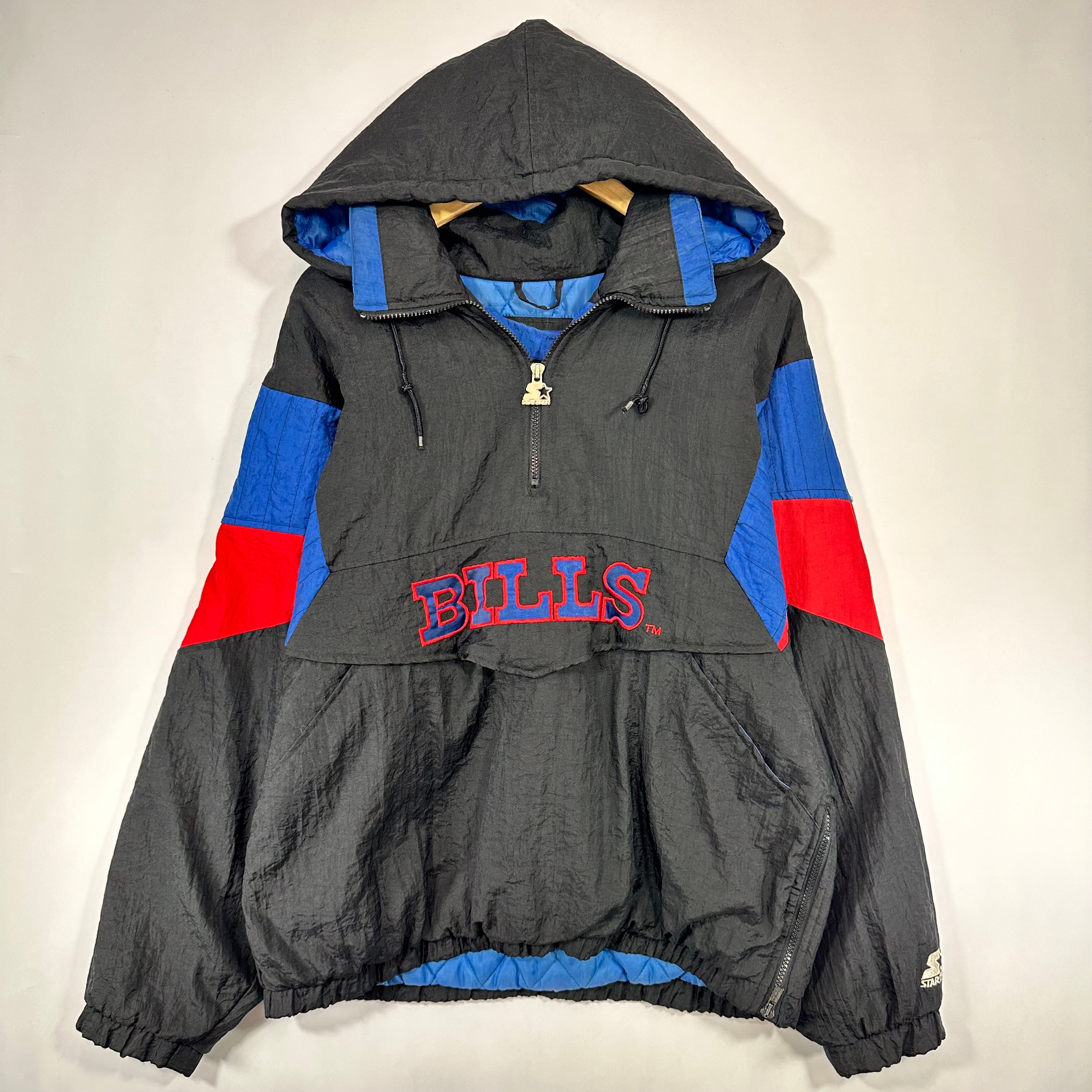 Vintage Buffalo Bills Starter Pullover Puffer Jacket Medium