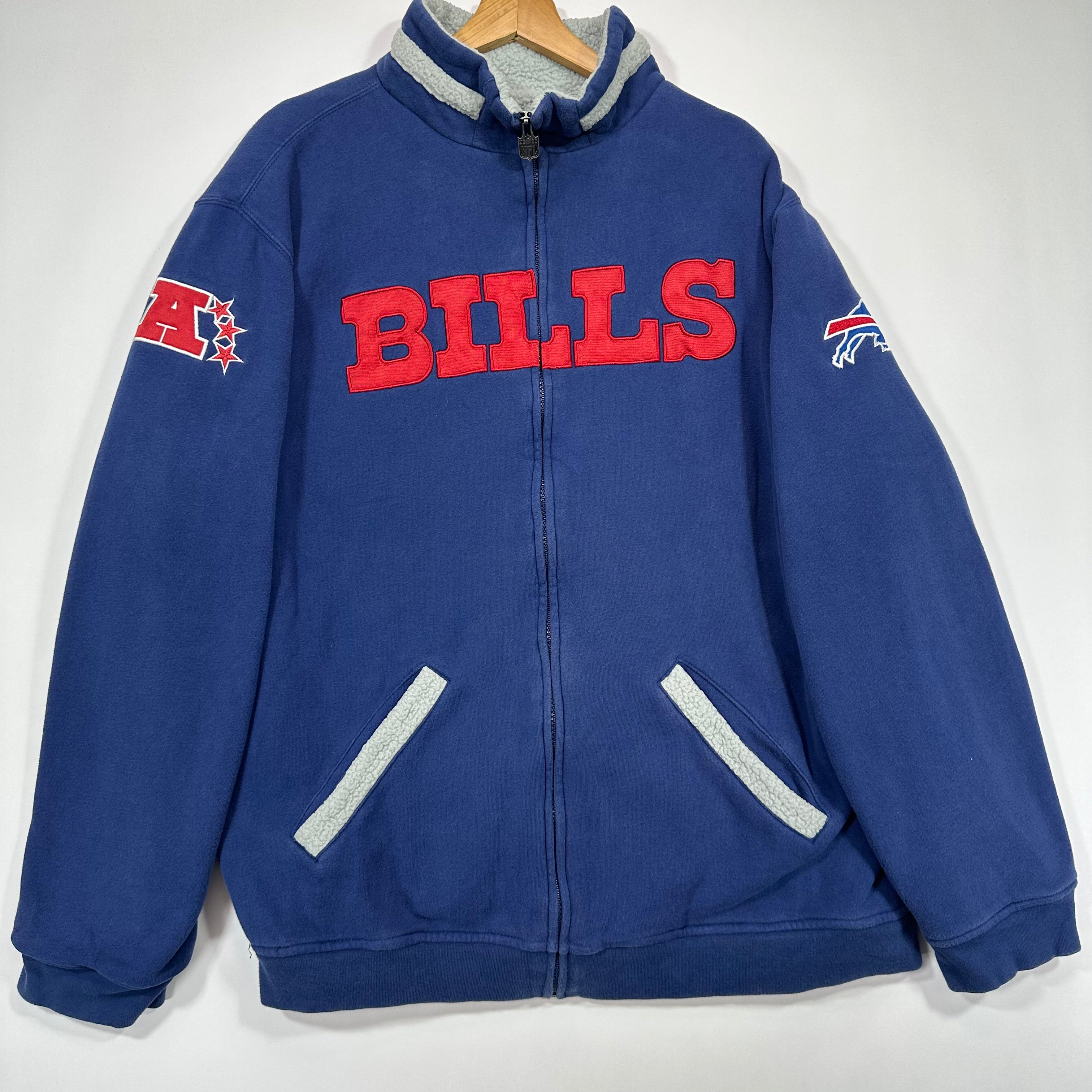 Vintage Buffalo Bills Fleece Lined Sweatshirt XXL