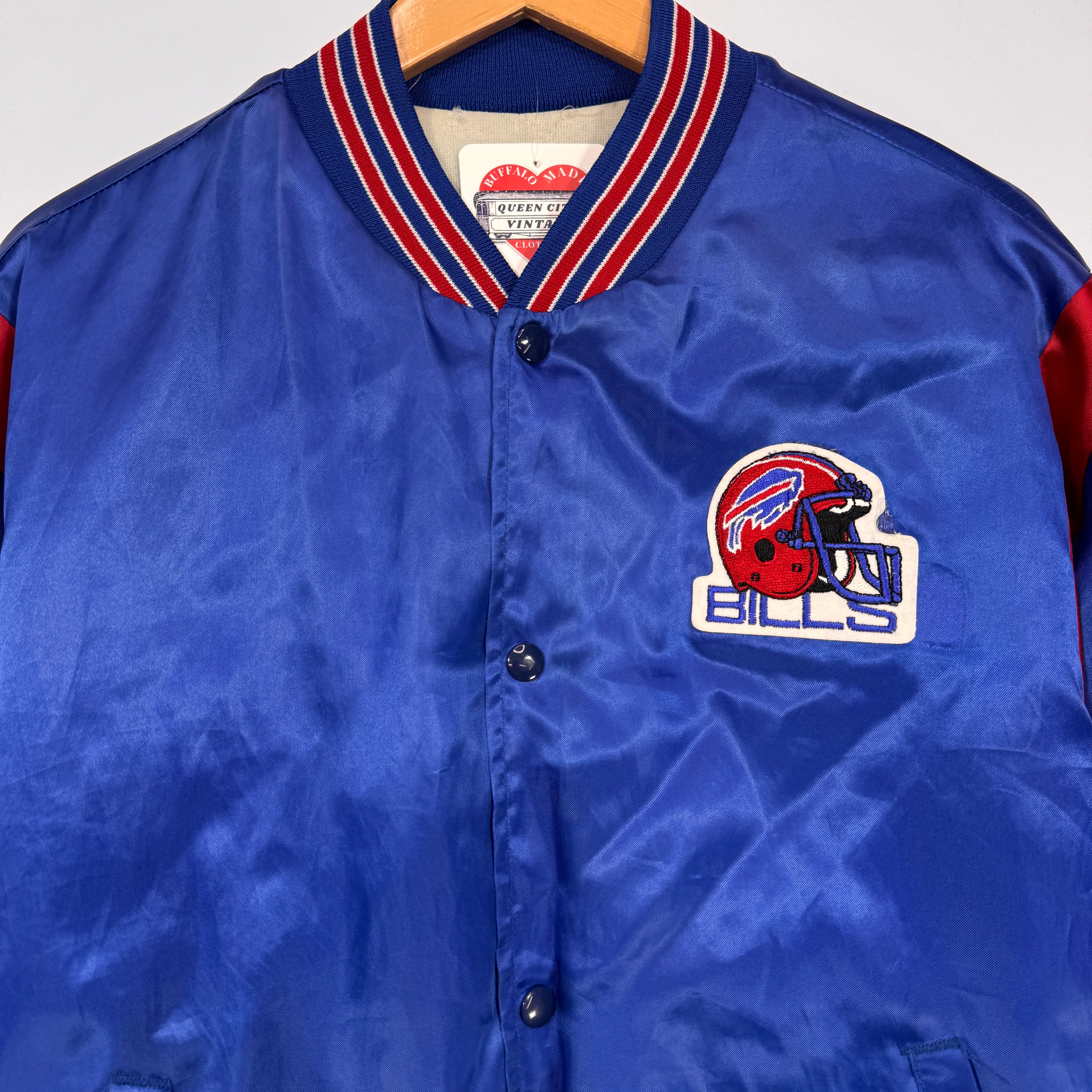 Vintage Buffalo Bills Satin Jacket Large