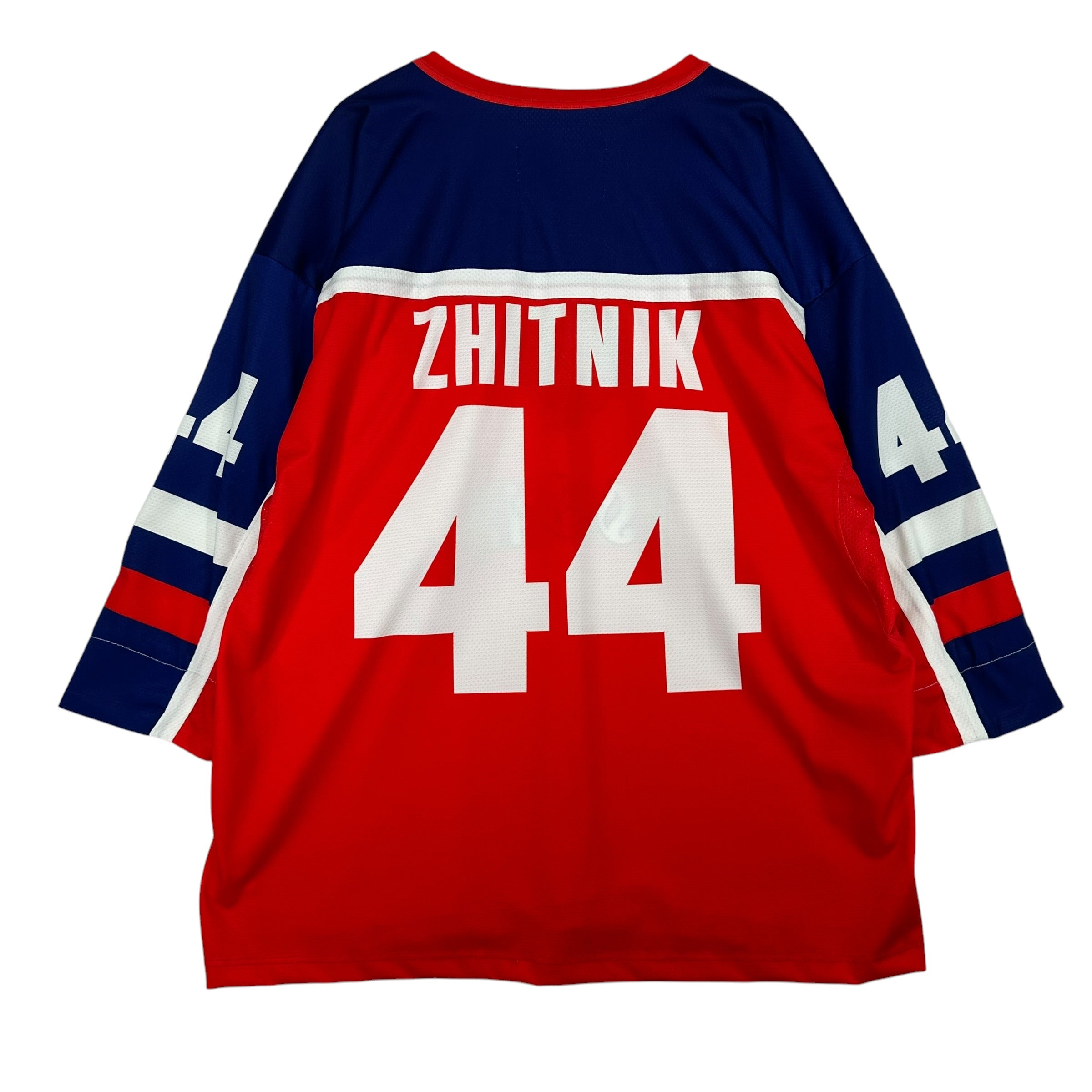 Vintage Buffalo Sabres Alexei Zhitnik Russian Olympic Jersey XXL