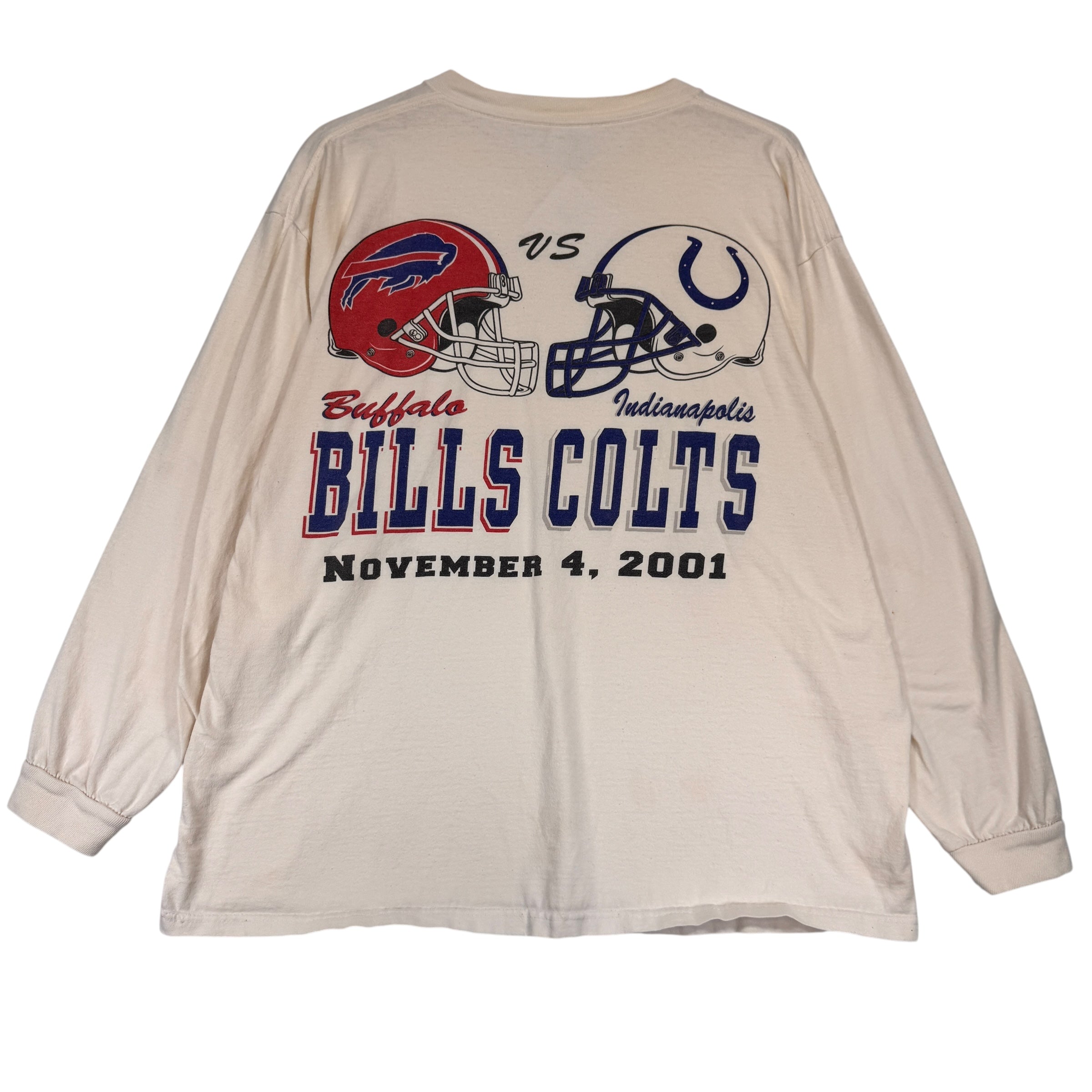 Vintage Buffalo Bills Indianapolis Colts Long Sleeve Shirt XL