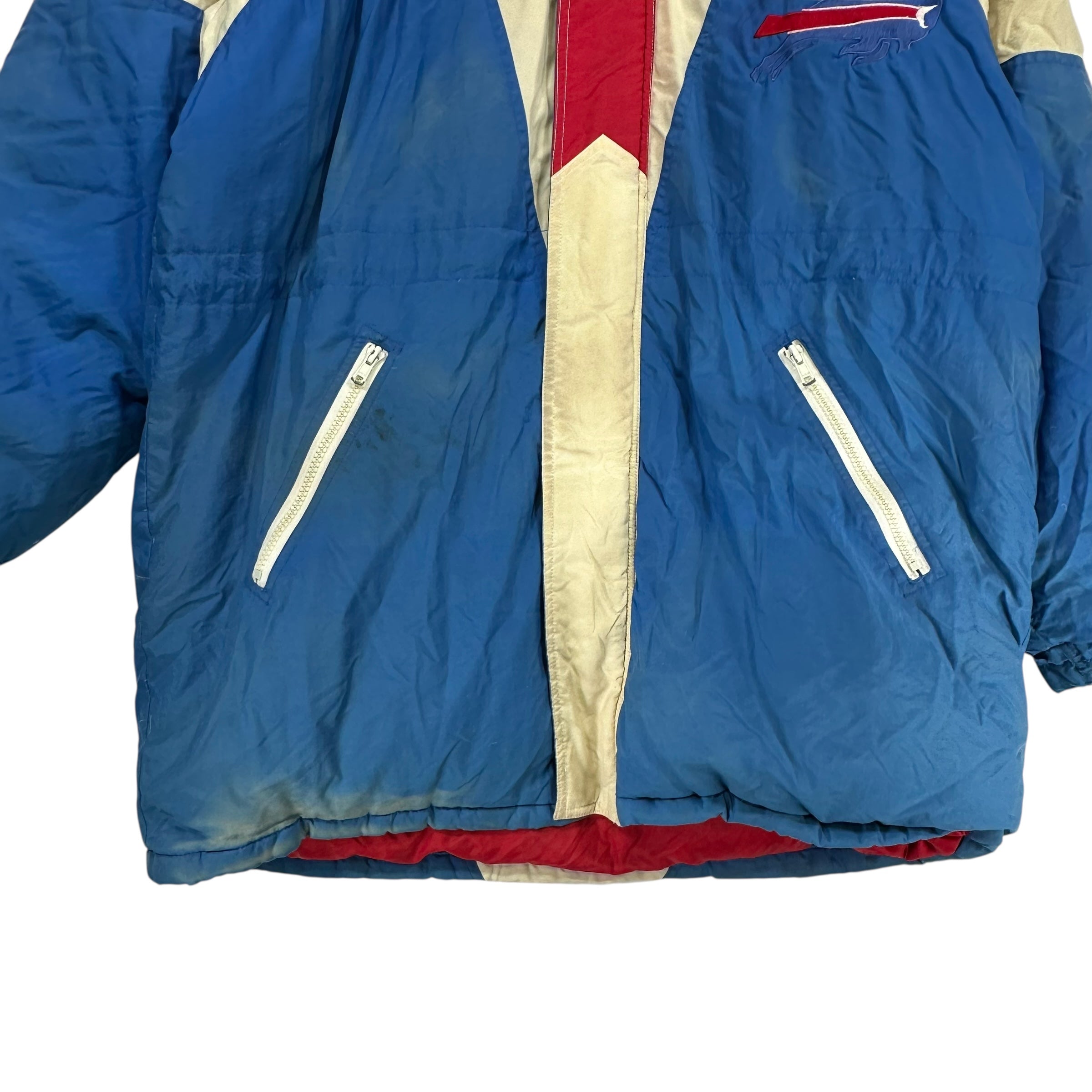Vintage Buffalo Bills Puffer Parka Jacket Medium