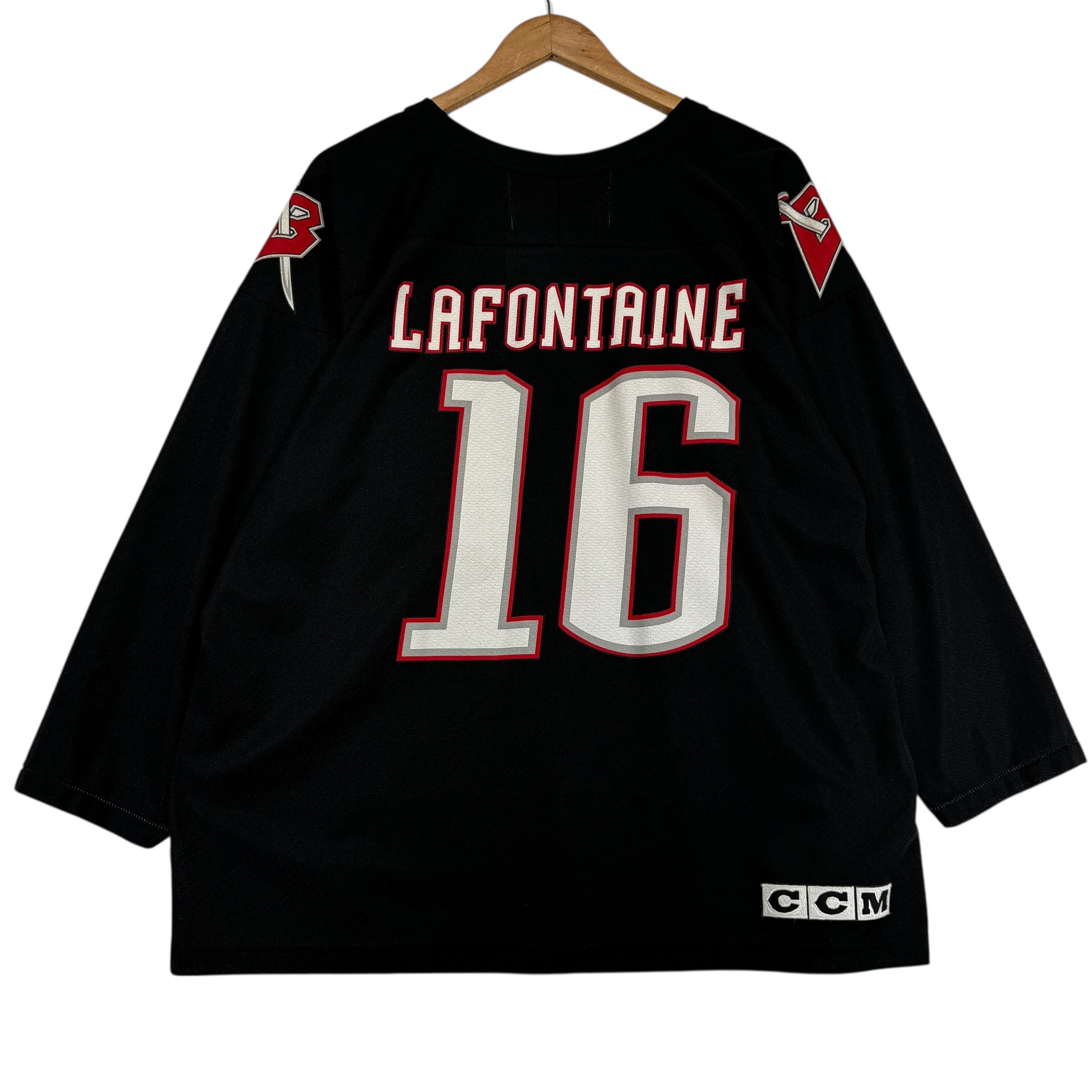 Vintage Buffalo Sabres Pat Lafontaine Jersey Shirt Large