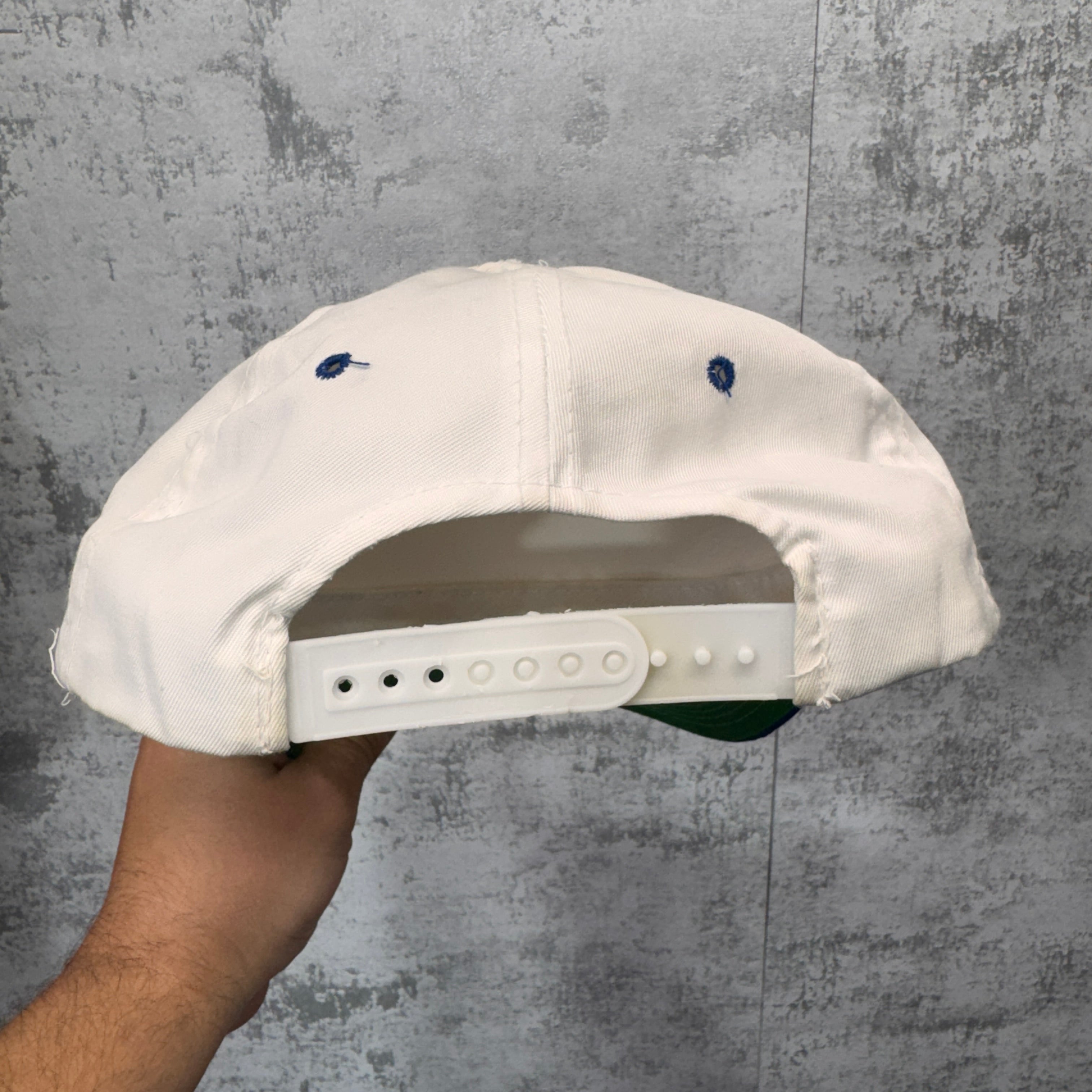 Vintage Buffalo Bills Signed Script Snapback Hat