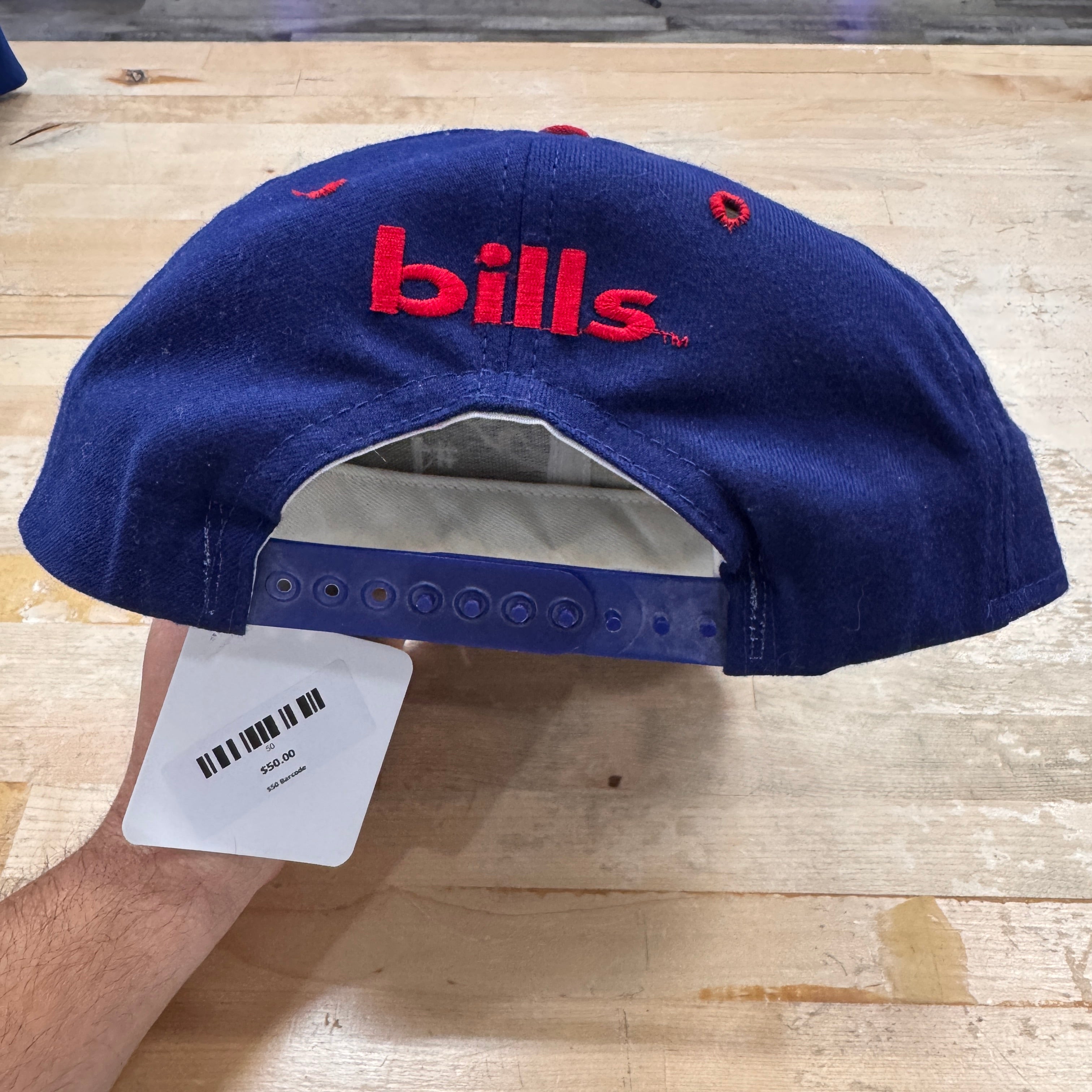Vintage Buffalo Bills #12 Kelly Snapback Hat