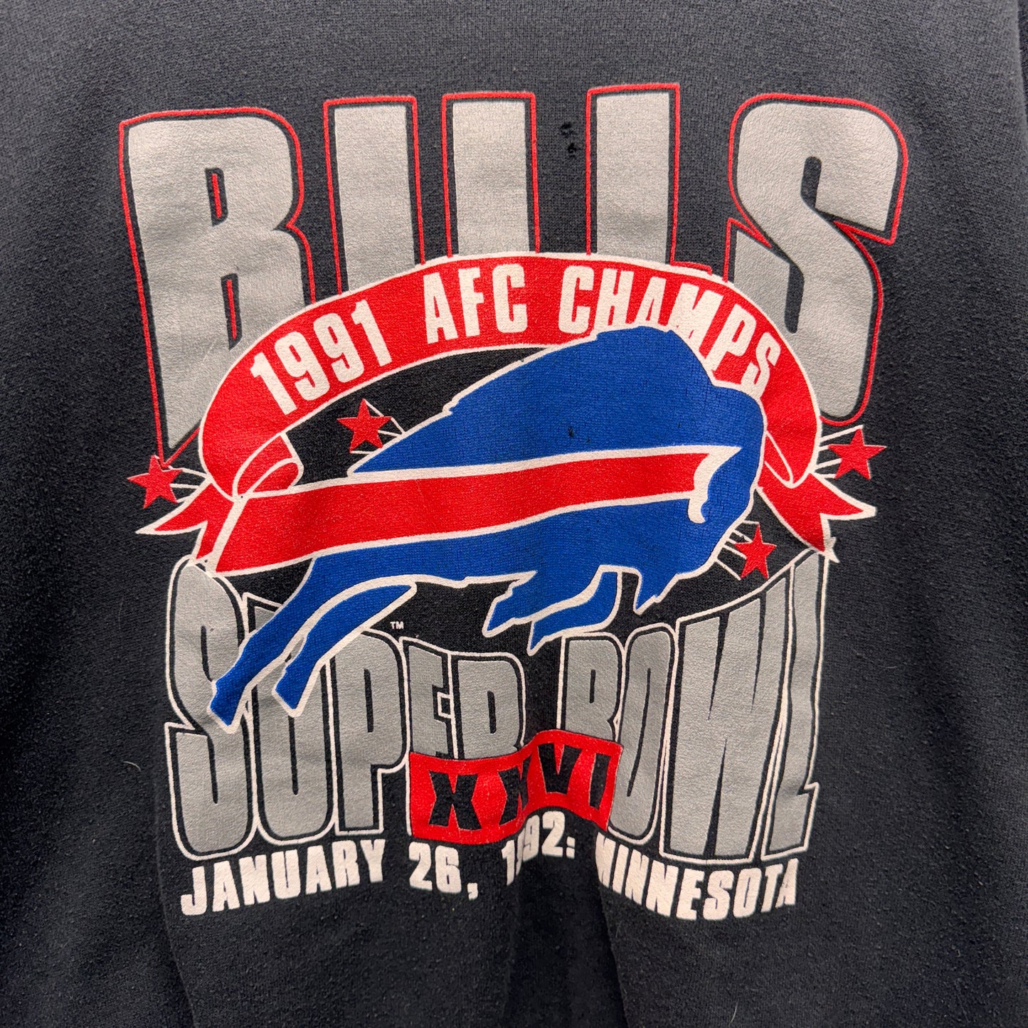 Vintage Buffalo Bills 1992 Super Bowl Crewneck Sweatshirt XL