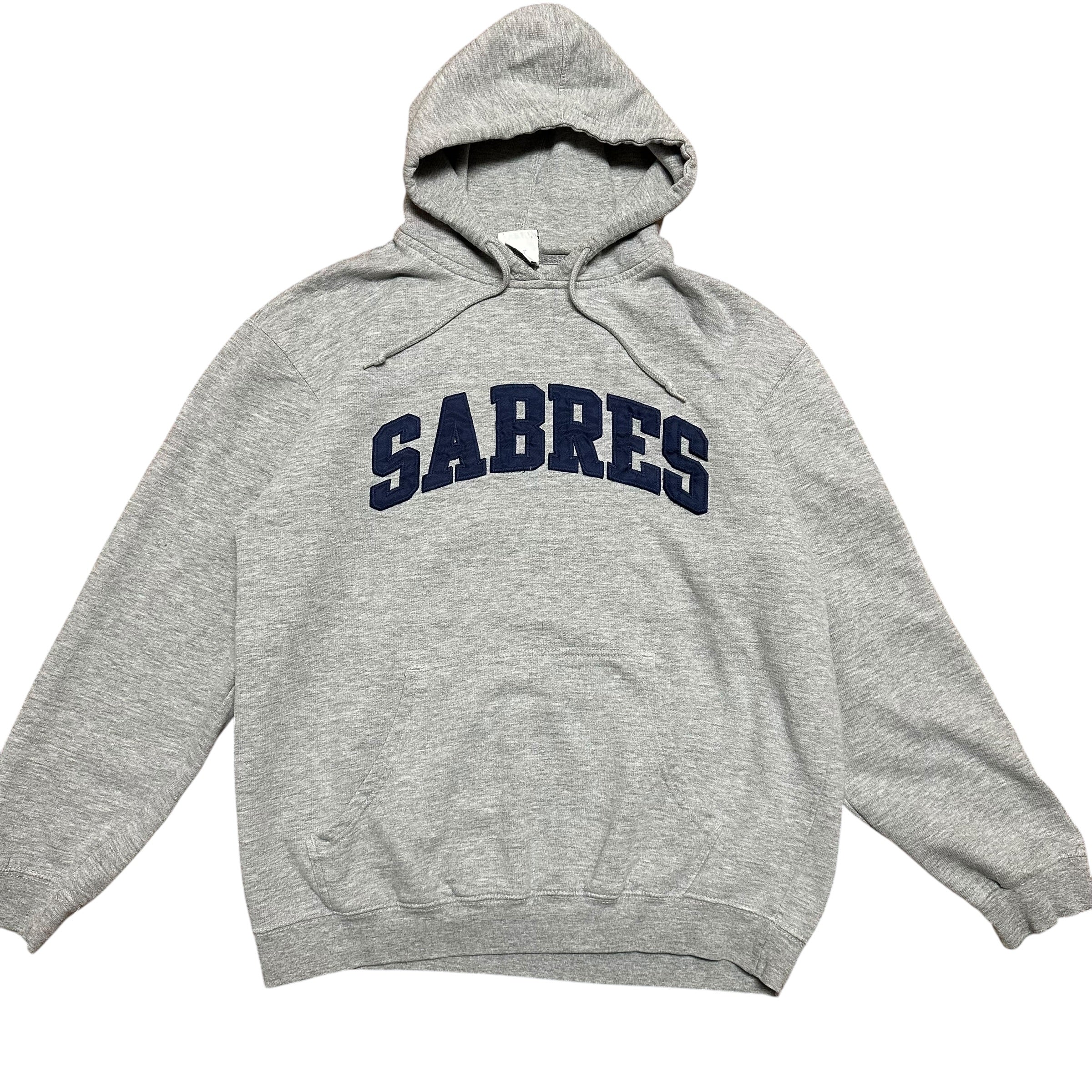Vintage Buffalo Sabres Embroidered Hoodie Sweatshirt Large