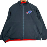 Vintage Buffalo Bills Reversible Fleece Windbreaker Jacket XL