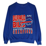 Vintage Buffalo Bills 1990 AFC East Champs Sweatshirt Small