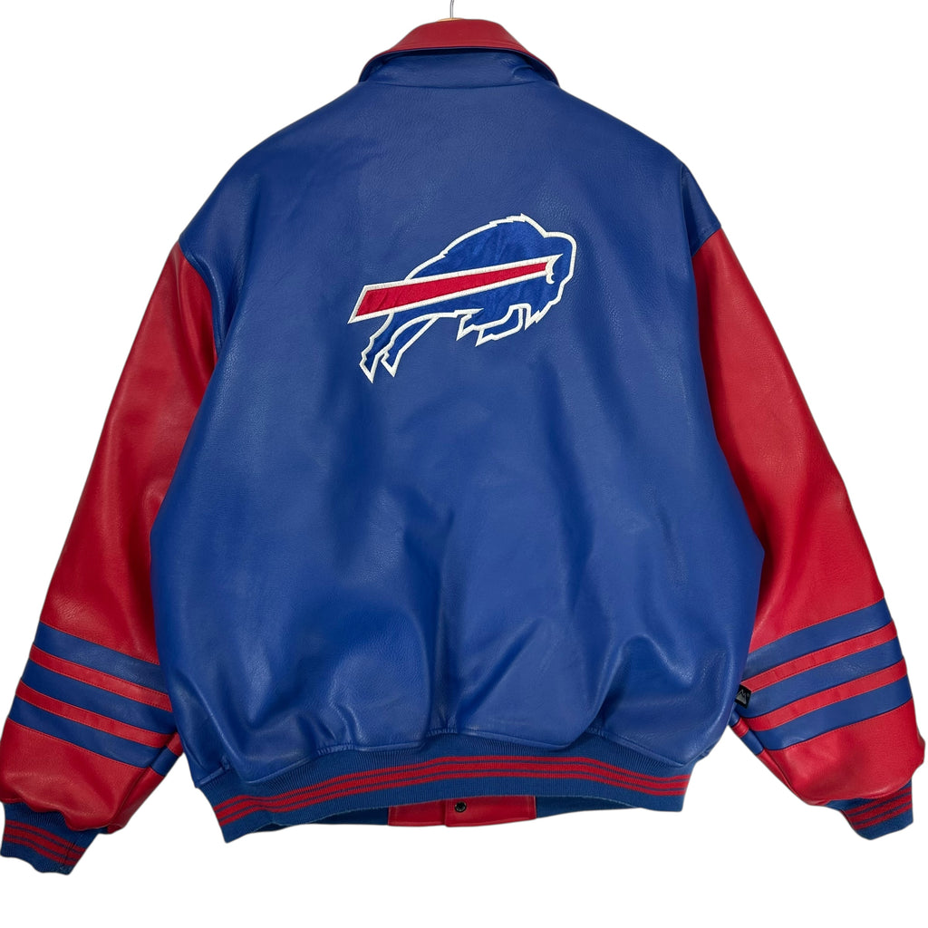 Vintage Buffalo Bills Vegan Leather Jacket XL